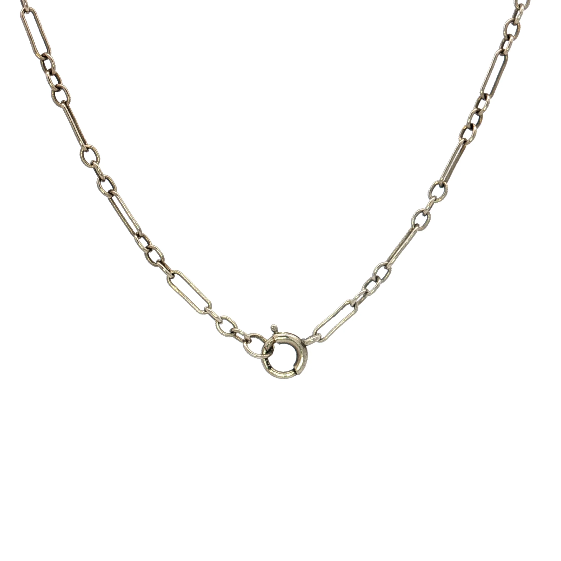 .01 Antique Deco Diamond Filigree Pendant in 10k - Image 4