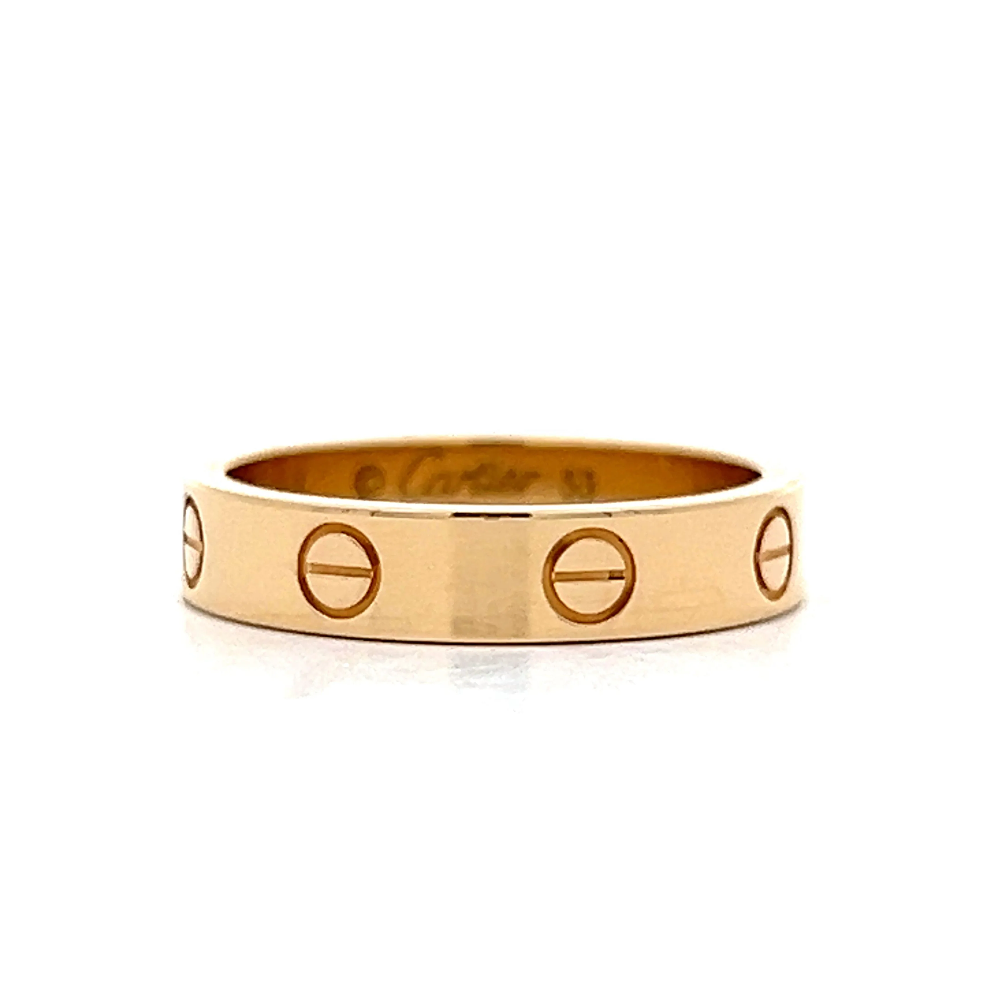 .03 Cartier Love Ring in 18k Yellow Gold - Image 3