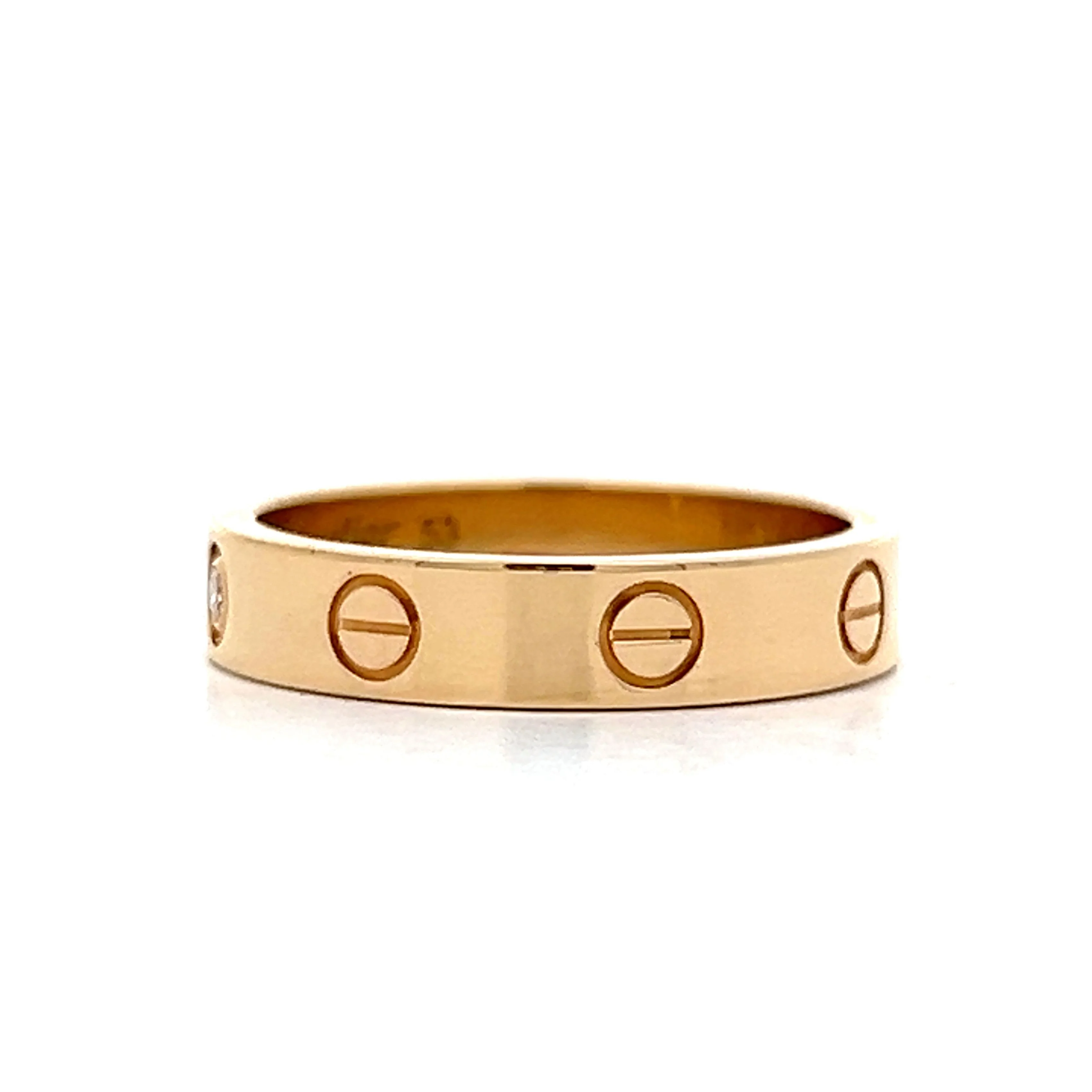 .03 Cartier Love Ring in 18k Yellow Gold - Image 4