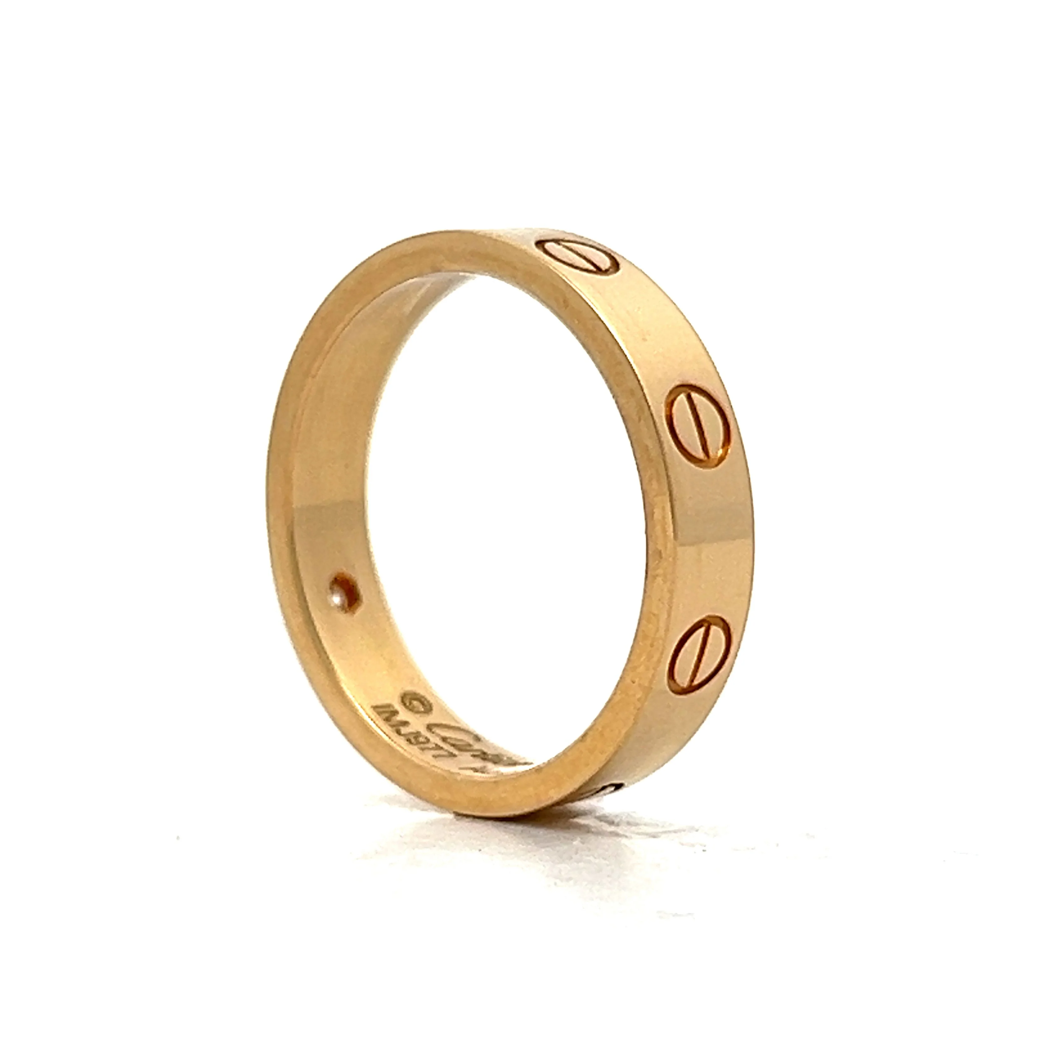 .03 Cartier Love Ring in 18k Yellow Gold - Image 6