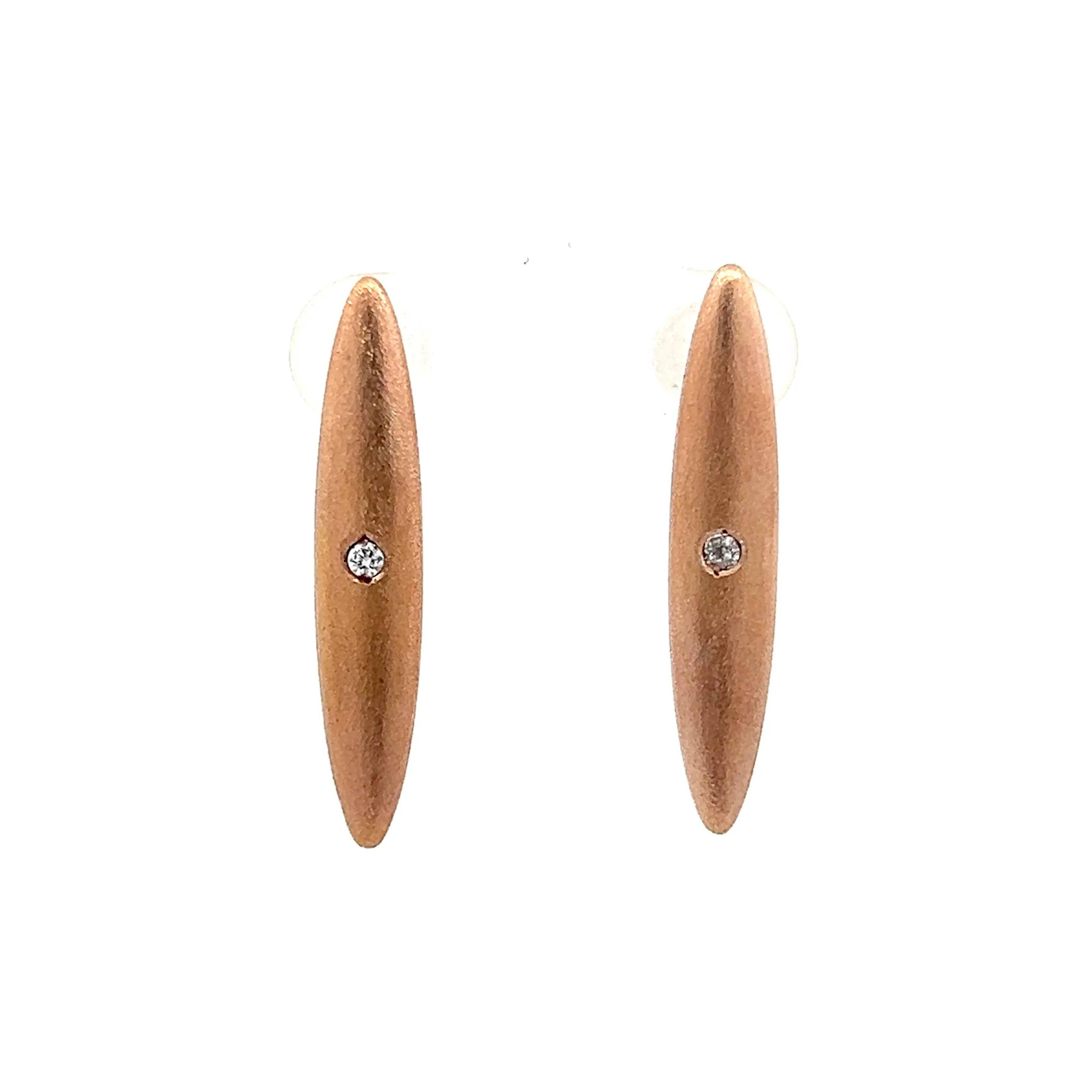 .04 Victorian Lingerie Clip Earring Conversion in Rose Gold