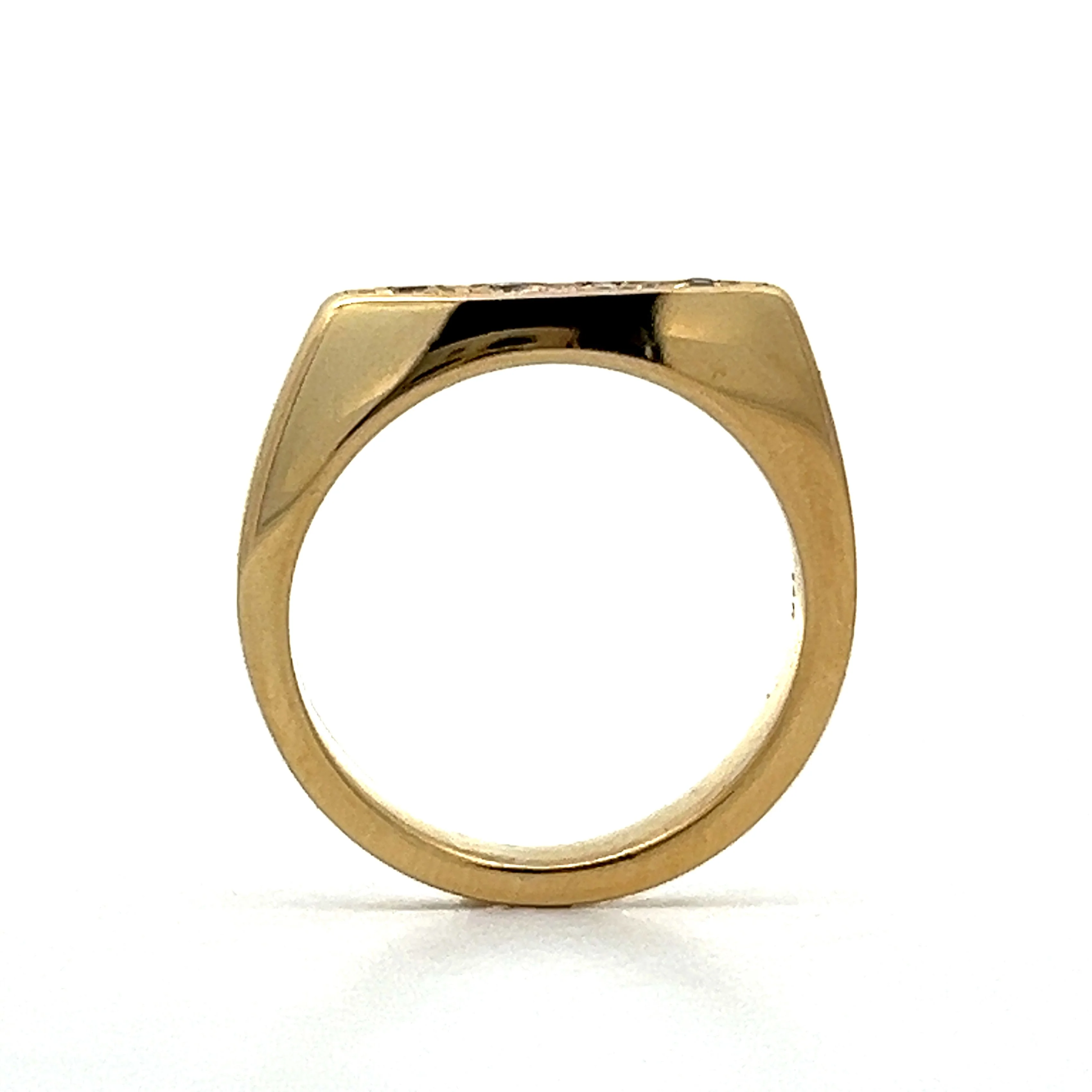 .06 Round Diamond Stacking Ring in 14k Yellow Gold - Image 4