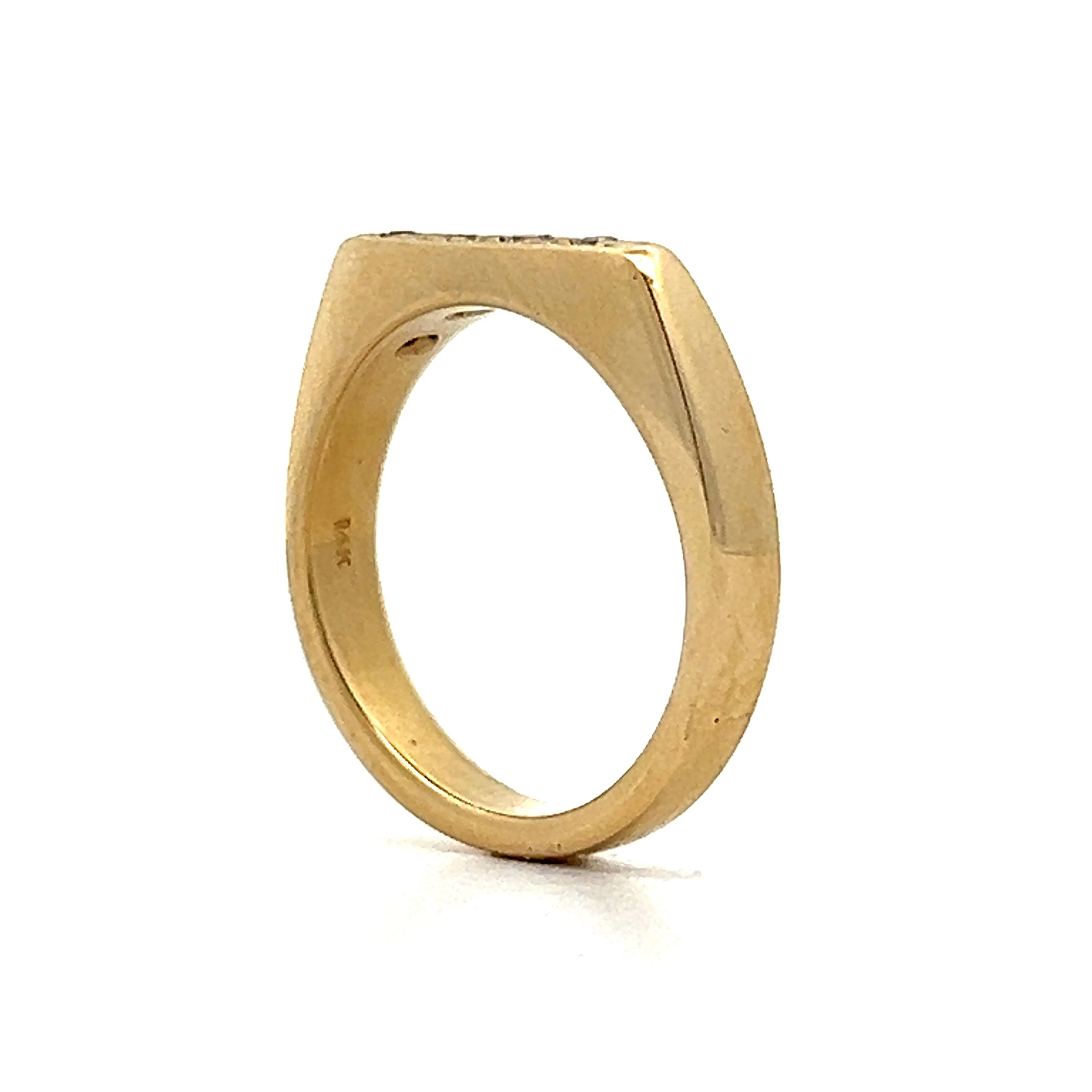 .06 Round Diamond Stacking Ring in 14k Yellow Gold - Image 5