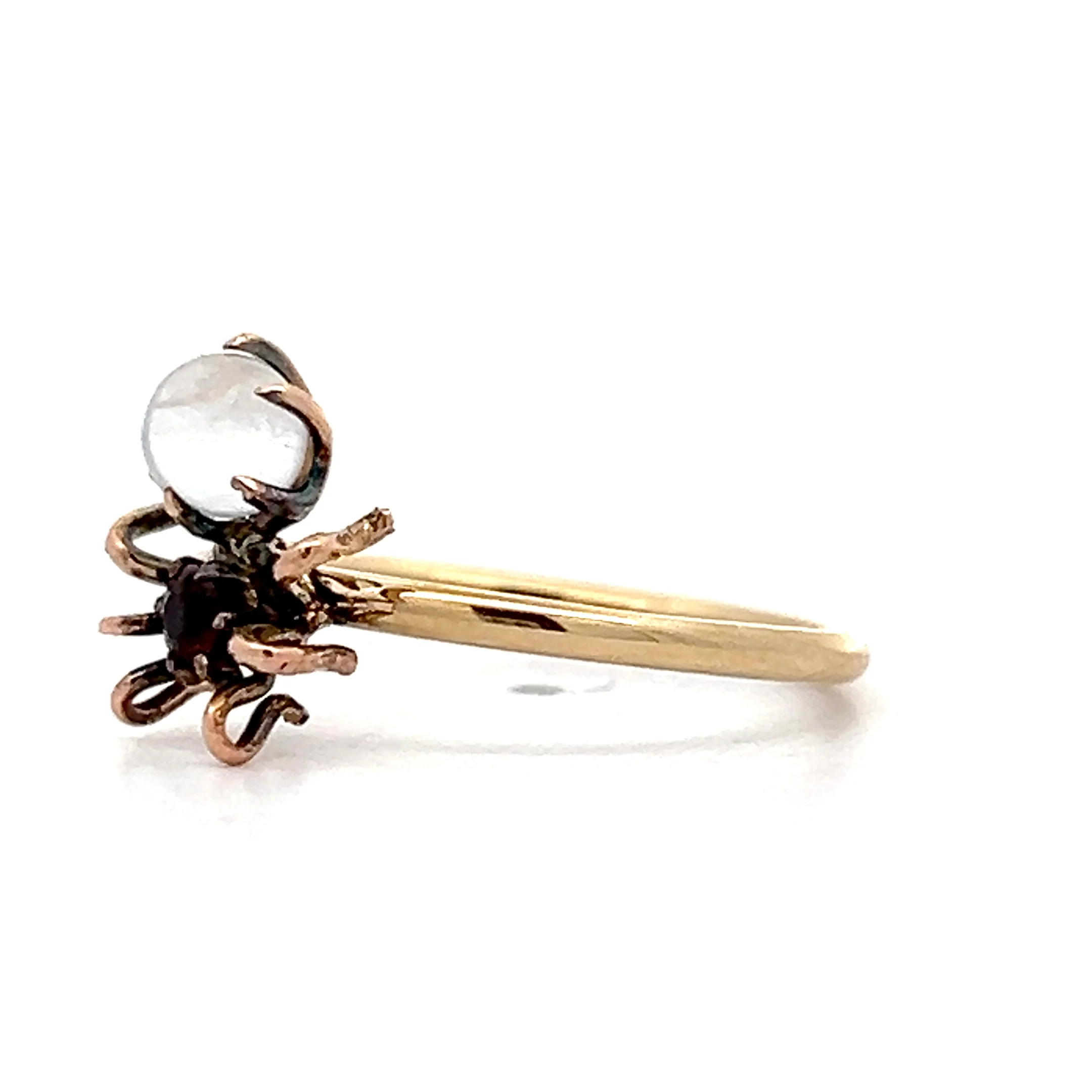 .09 Antique Victorian Spider Ring in 10k - Image 2