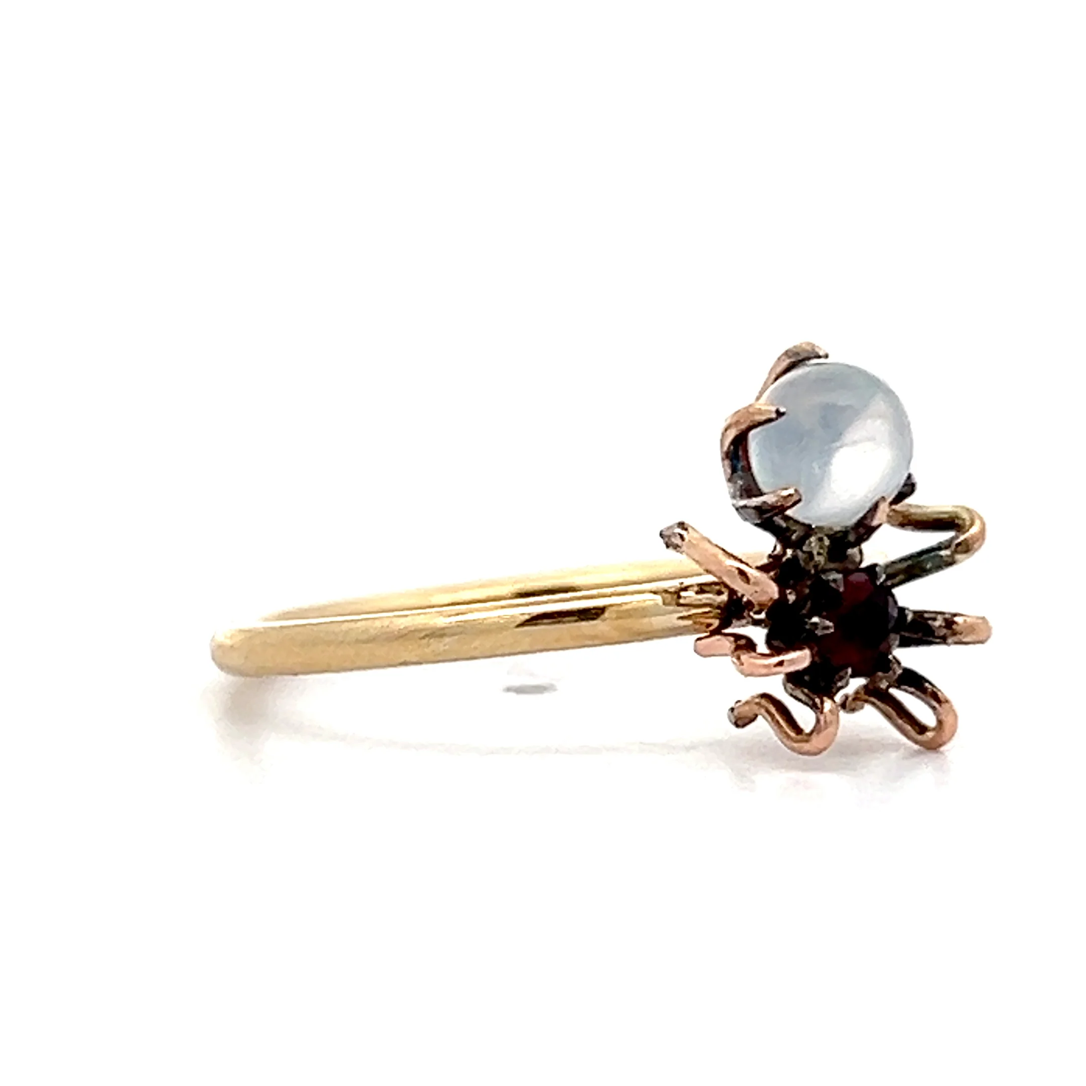 .09 Antique Victorian Spider Ring in 10k - Image 3