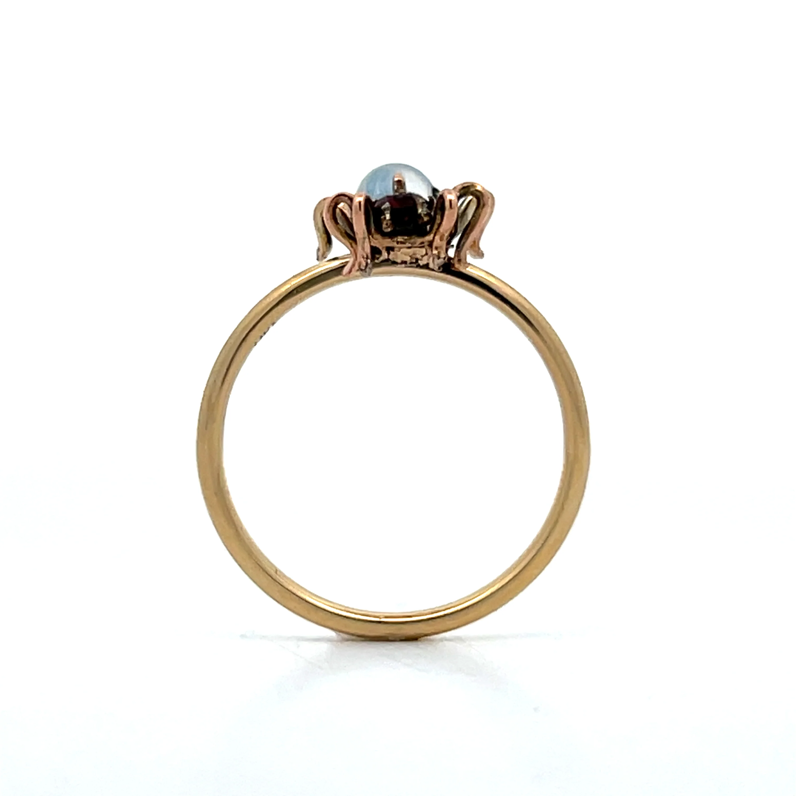 .09 Antique Victorian Spider Ring in 10k - Image 4