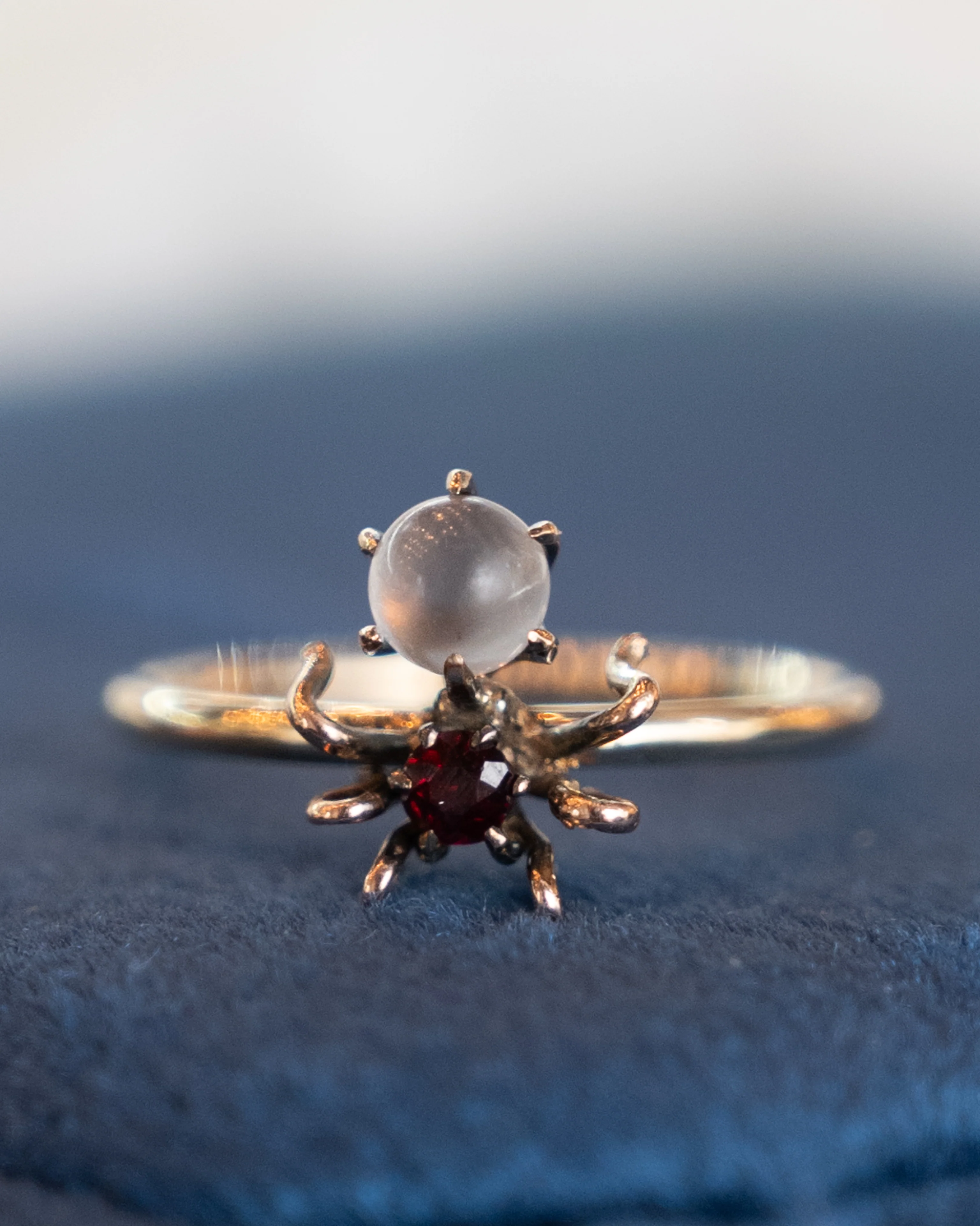 .09 Antique Victorian Spider Ring in 10k - Image 6