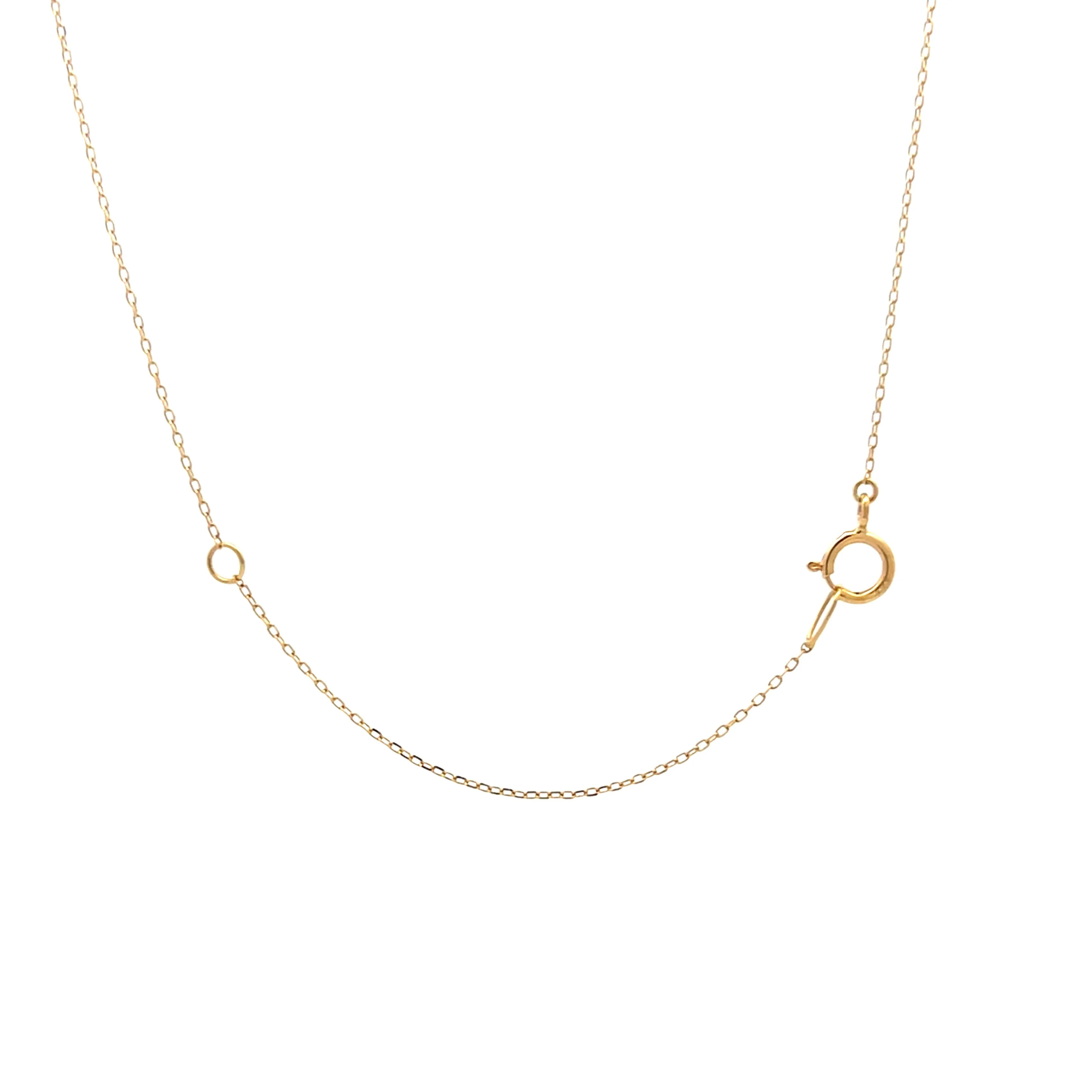 .09 Citrine Star Pendant Necklace in 14k Yellow Gold - Image 4