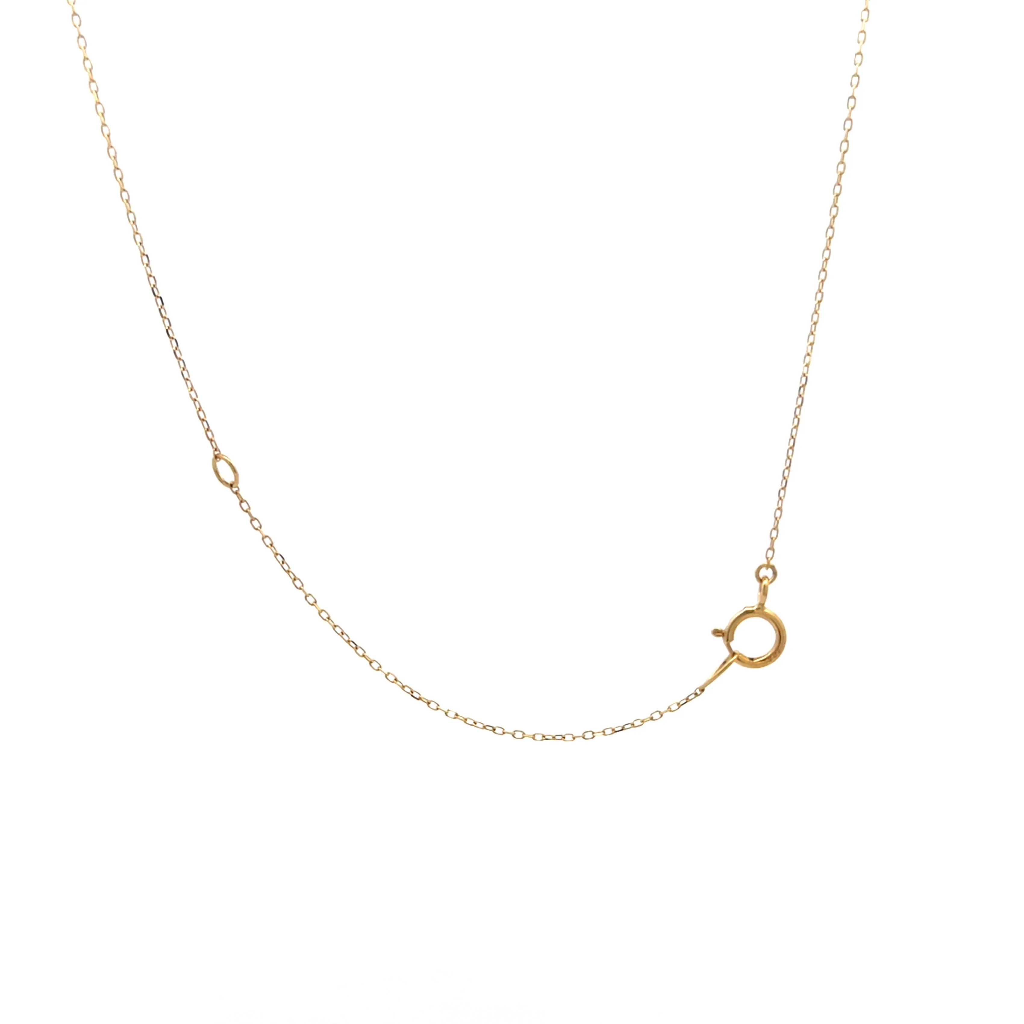 .09 Trillion Pink Tourmaline Medallion Necklace in 14k - Image 4