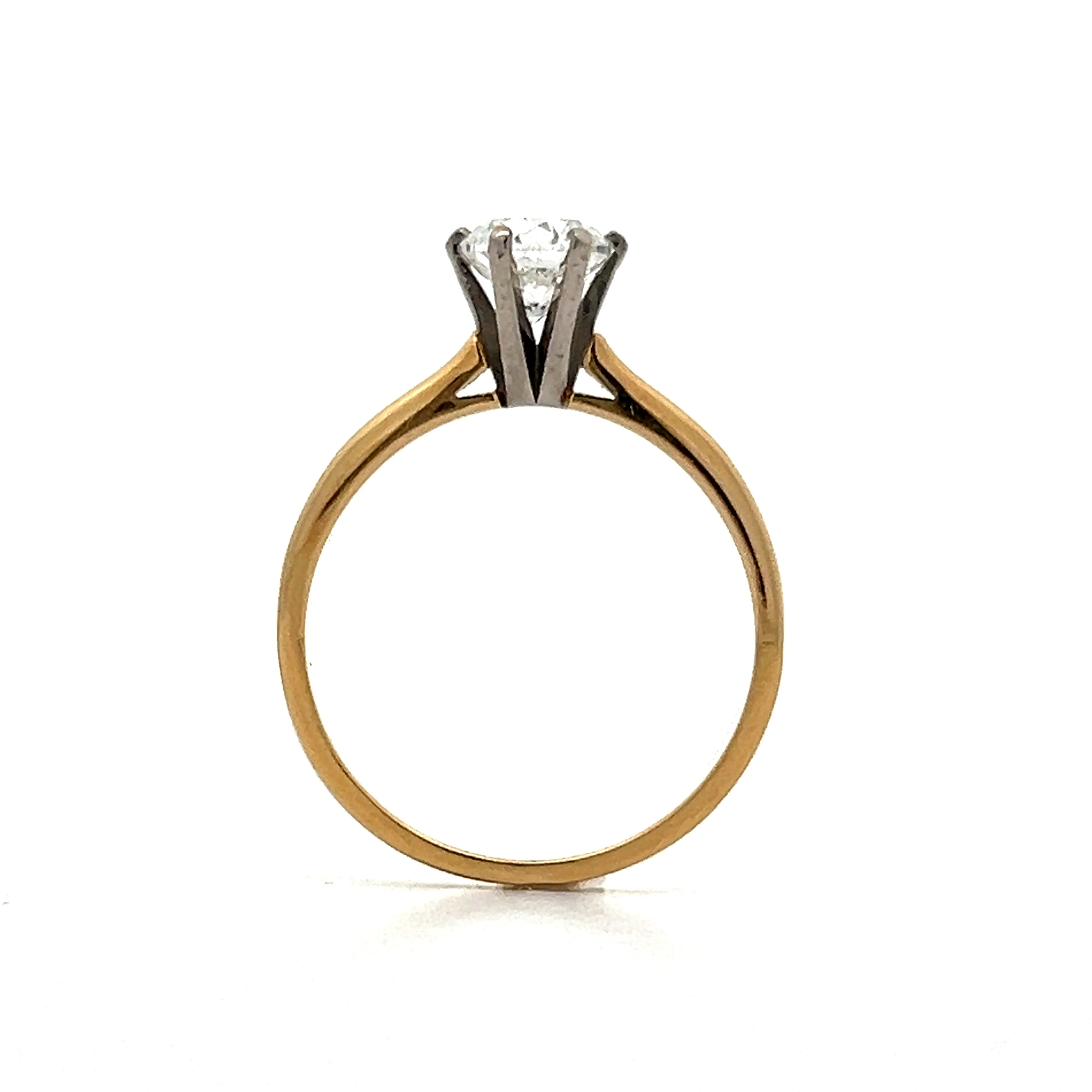 1.00 Jabel Retro Transitional Diamond Solitaire Engagement Ring - Image 4