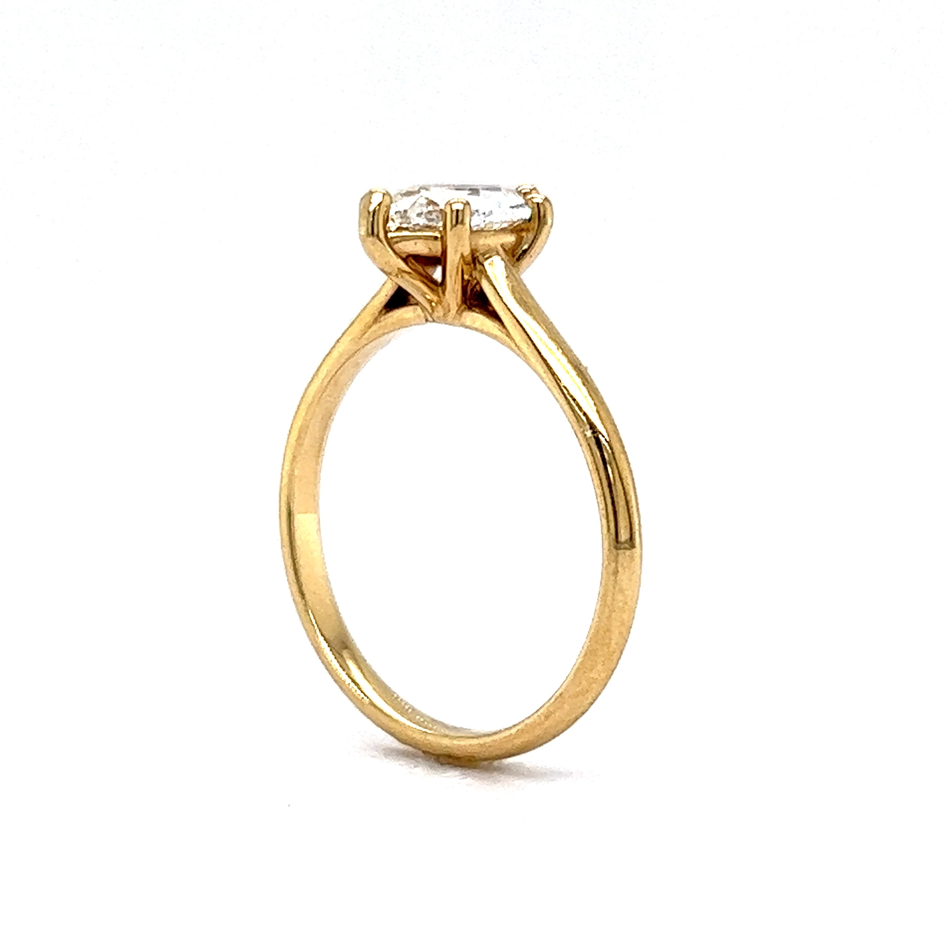 1.01 Carat Marquise Cut Diamond Engagement Ring in 14k - Image 5