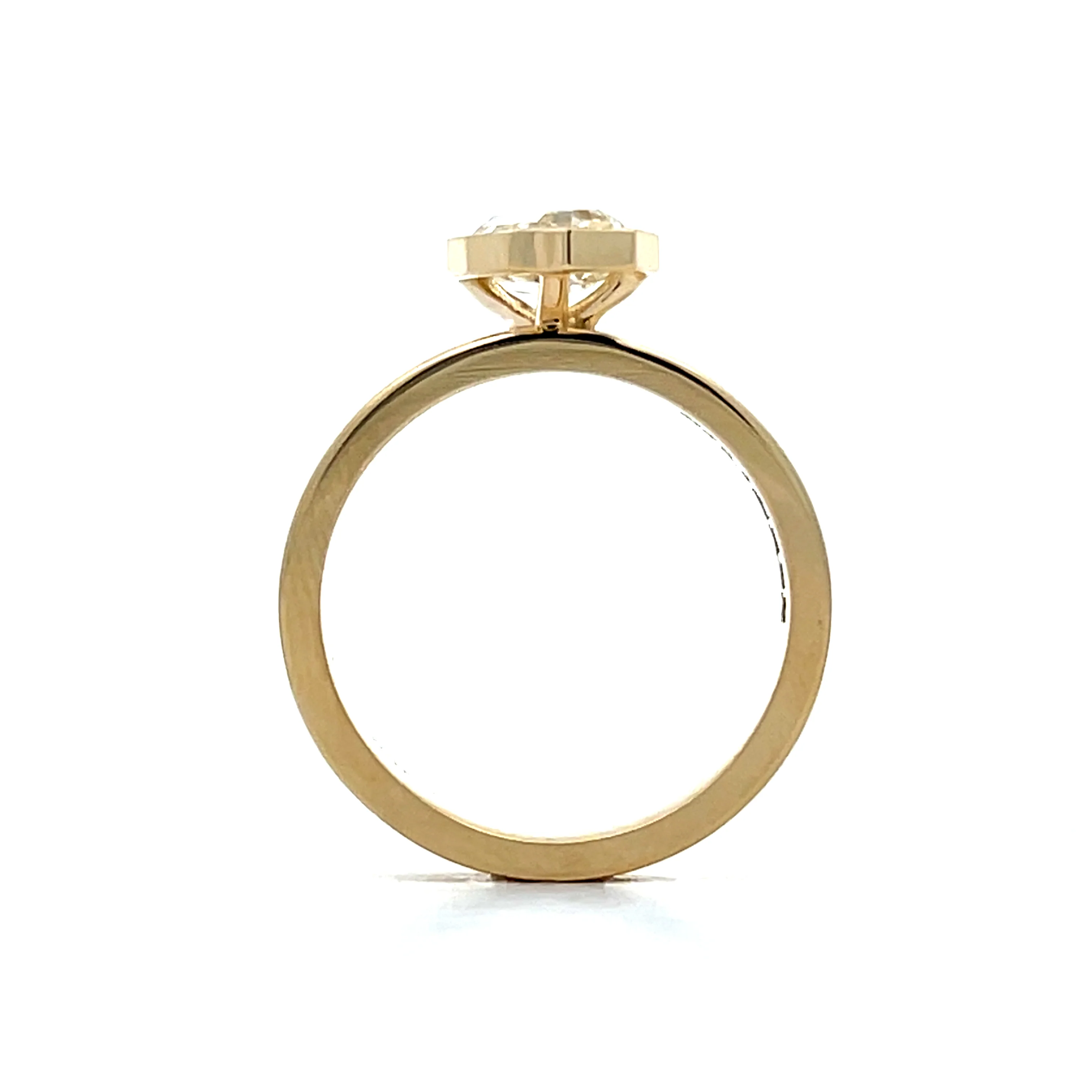 1.01 Pear Cut Diamond Engagement Ring in 14k - Image 4