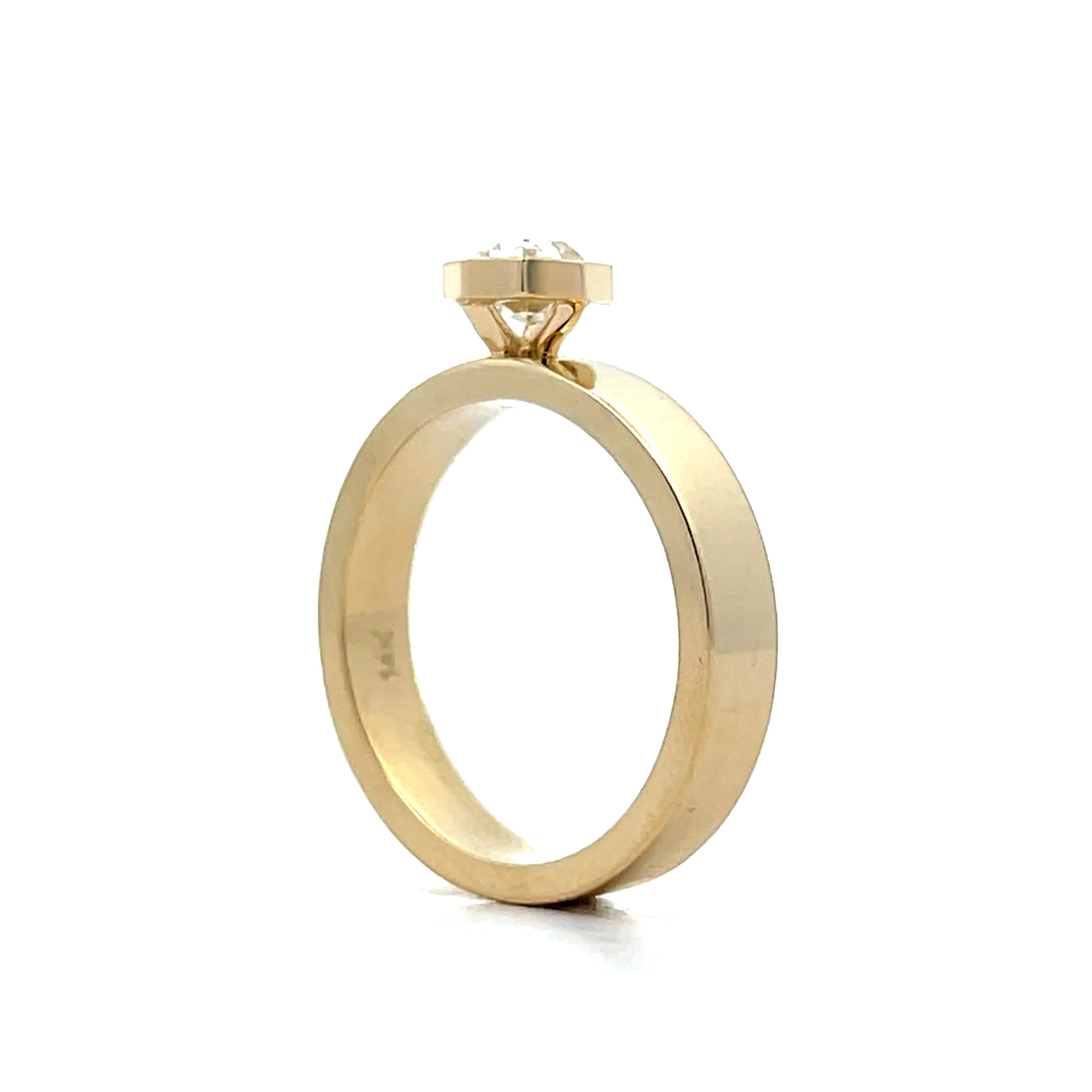 1.01 Pear Cut Diamond Engagement Ring in 14k - Image 5