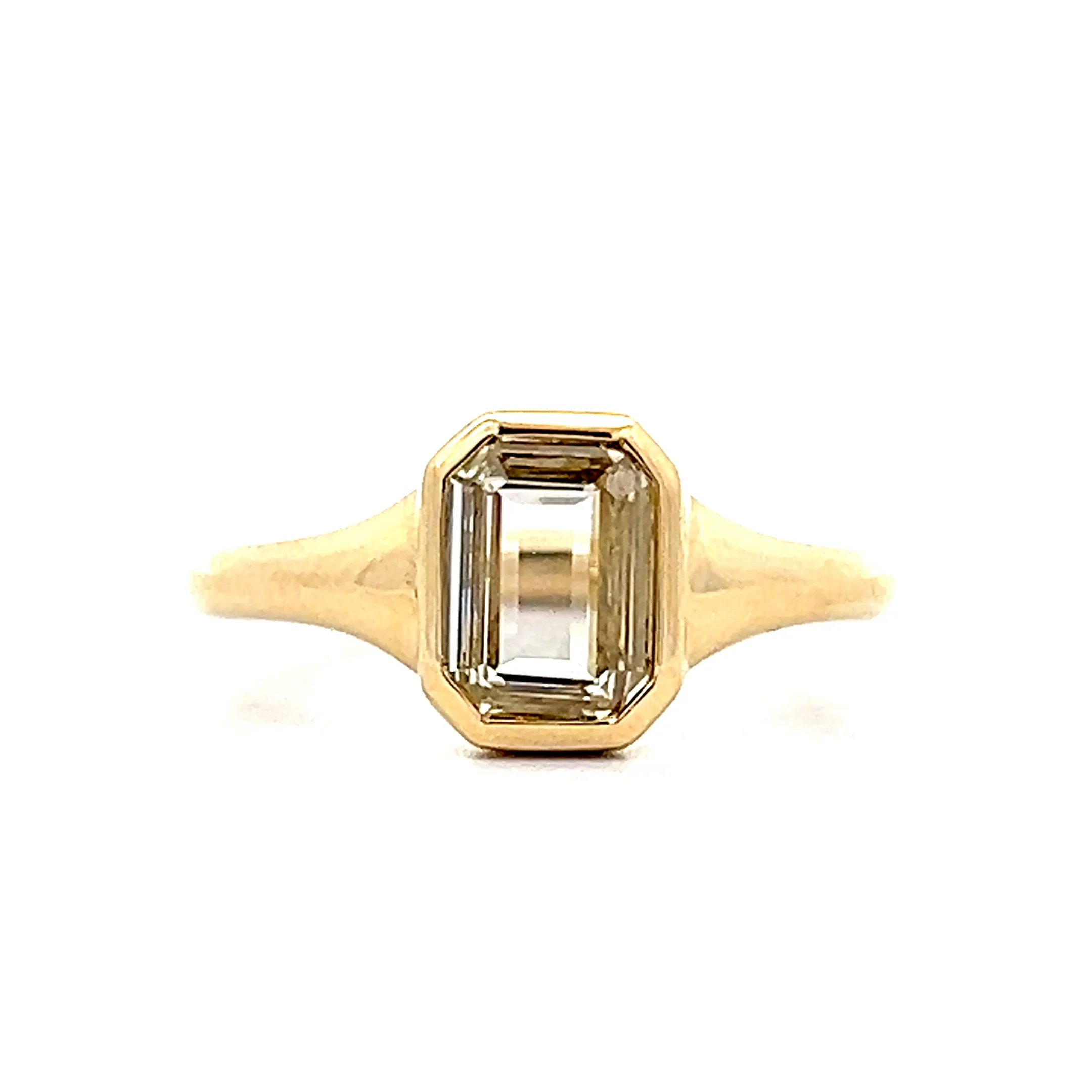 1.01 Portrait Cut Diamond Engagement Ring in 14k