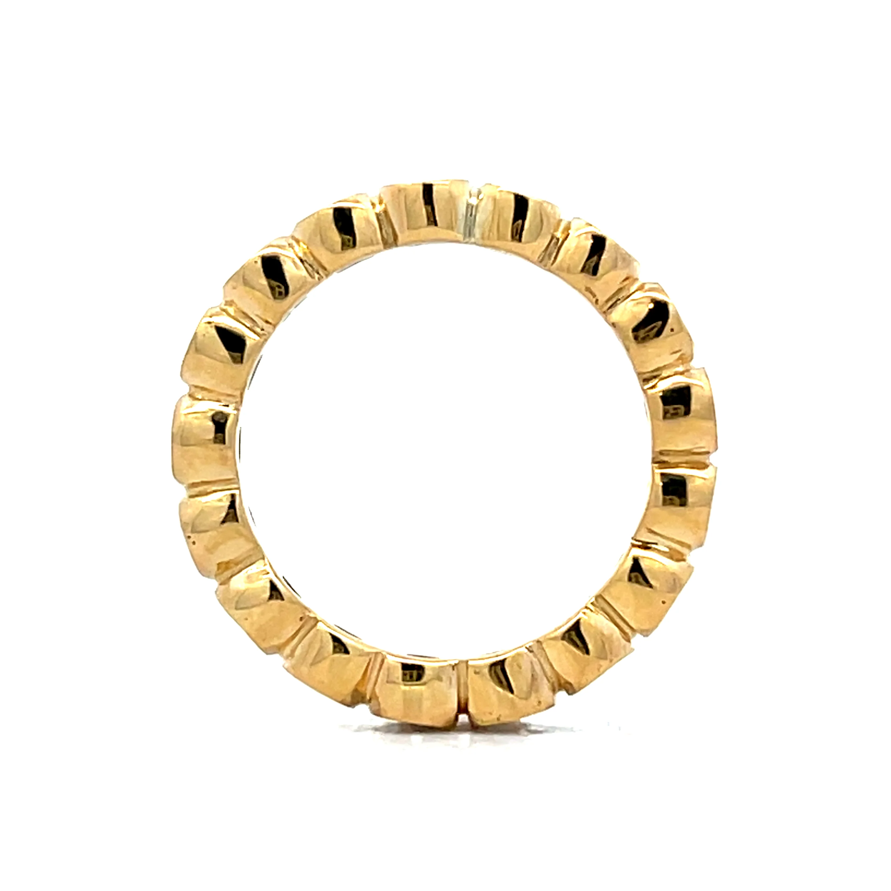 1.02 Bezel Diamond Eternity Band in 18k - Image 5