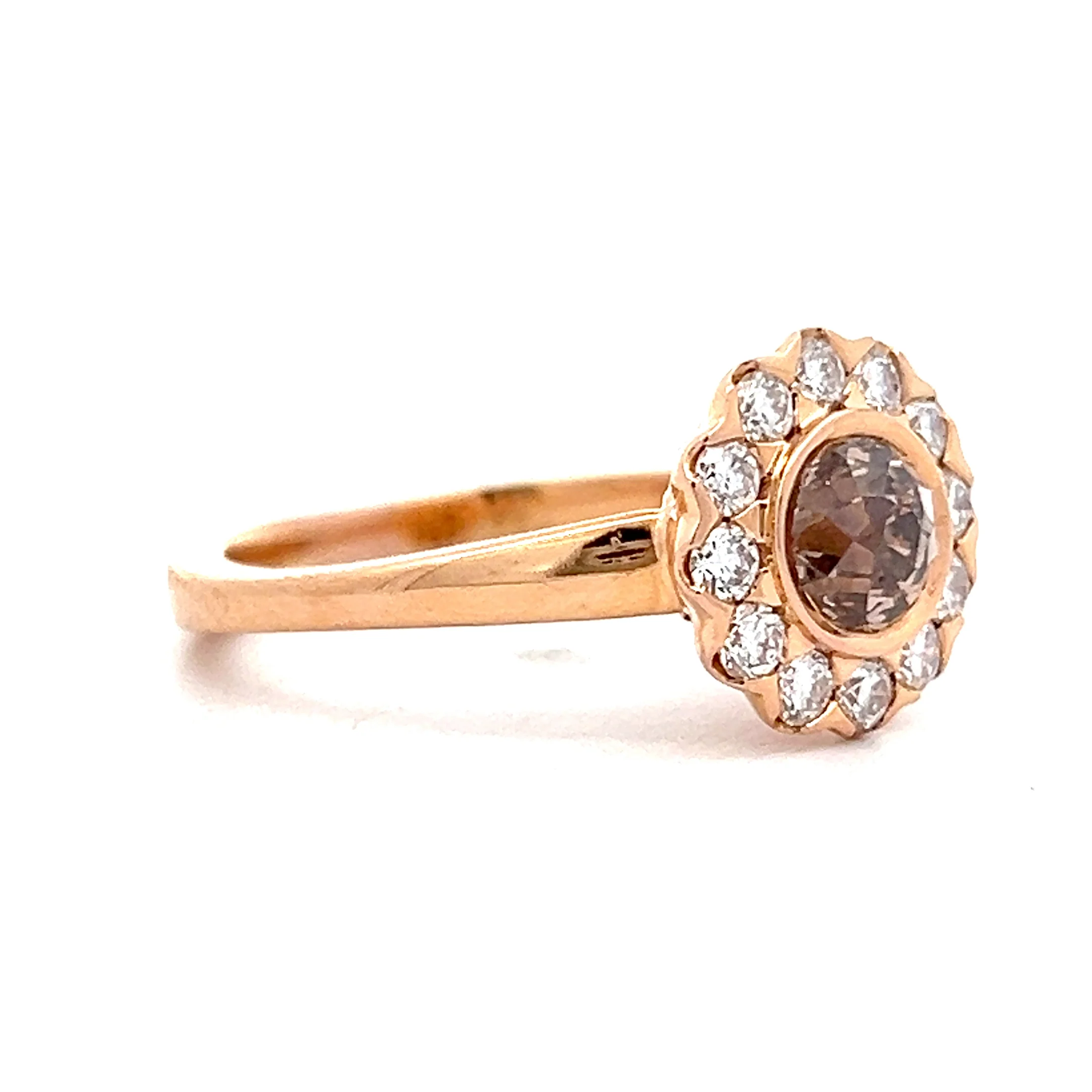 1.02 Crown of Light Diamond Engagement Ring in 18k - Image 3
