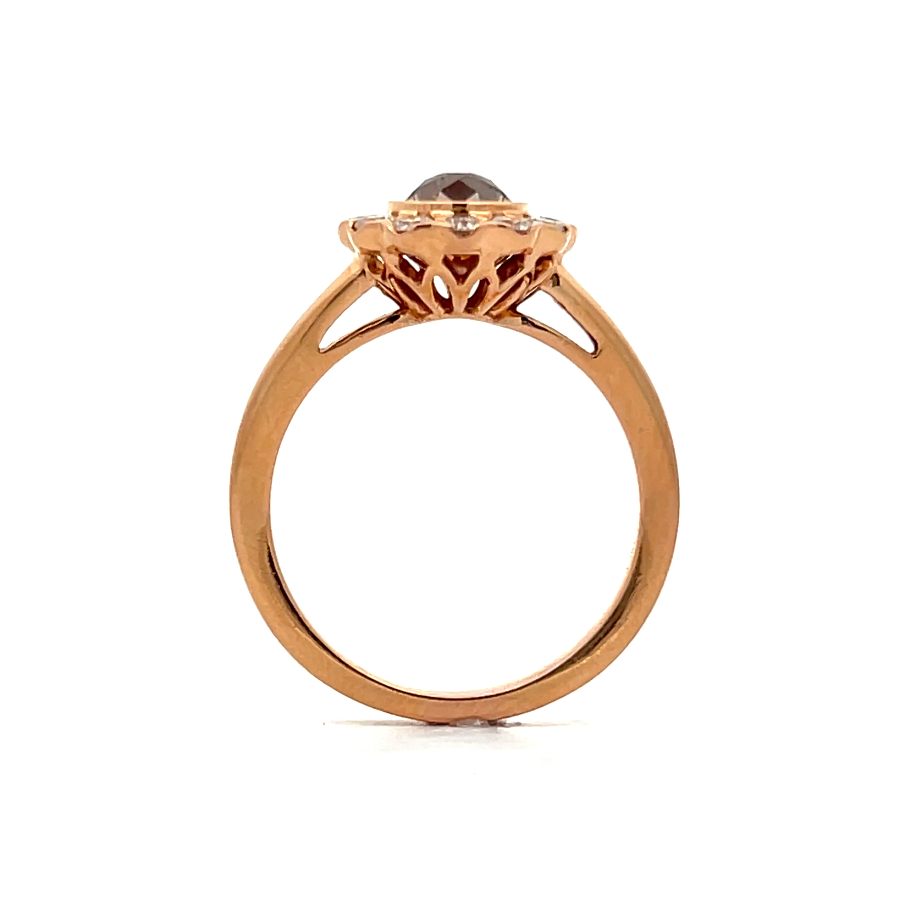 1.02 Crown of Light Diamond Engagement Ring in 18k - Image 4