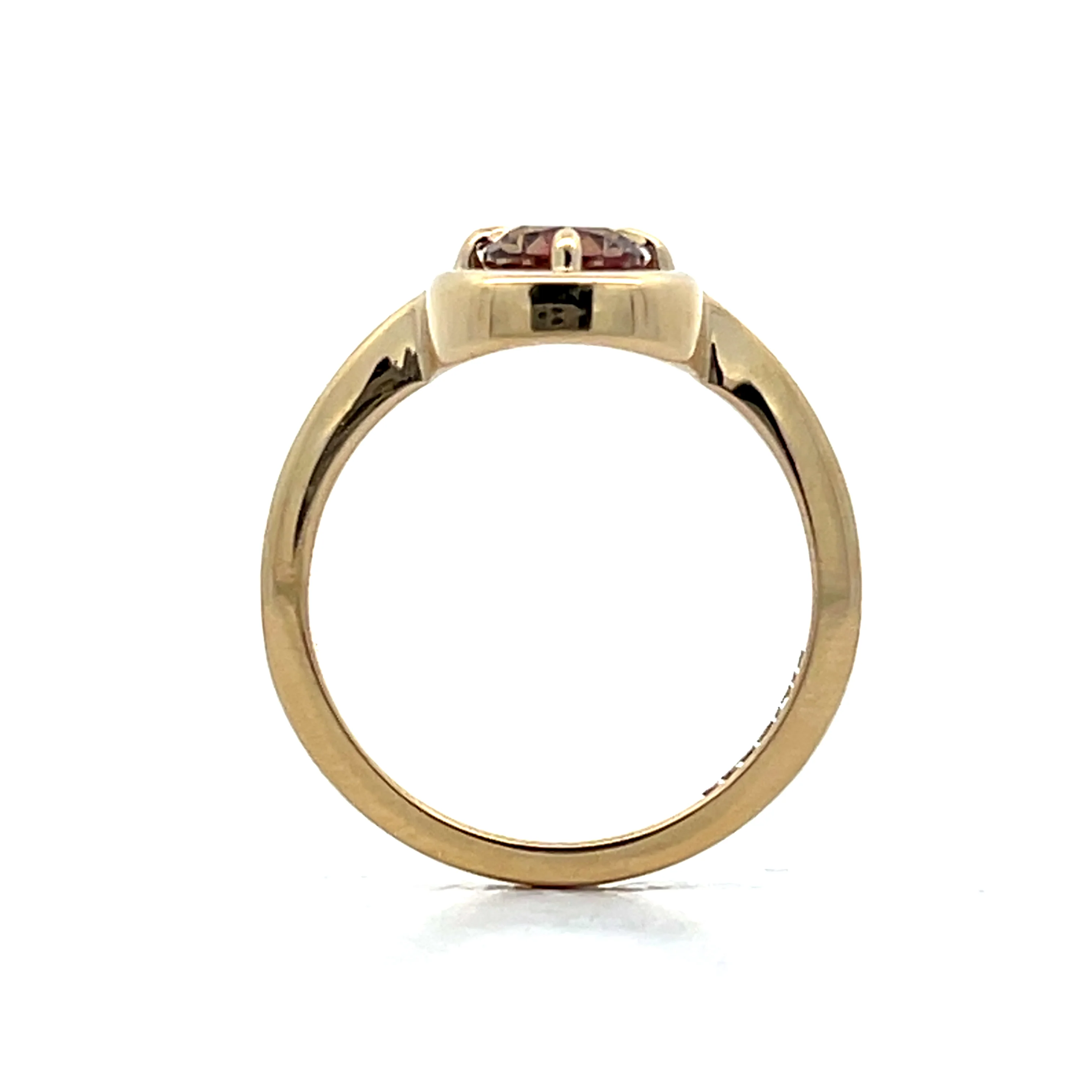 1.02 Cushion Cut Champagne Diamond in 14k - Image 4