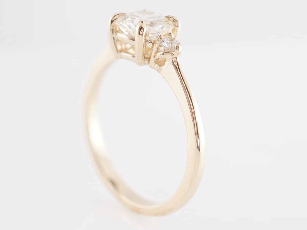 1.03 GIA Diamond Engagement Ring in 14k Yellow Gold - Image 3