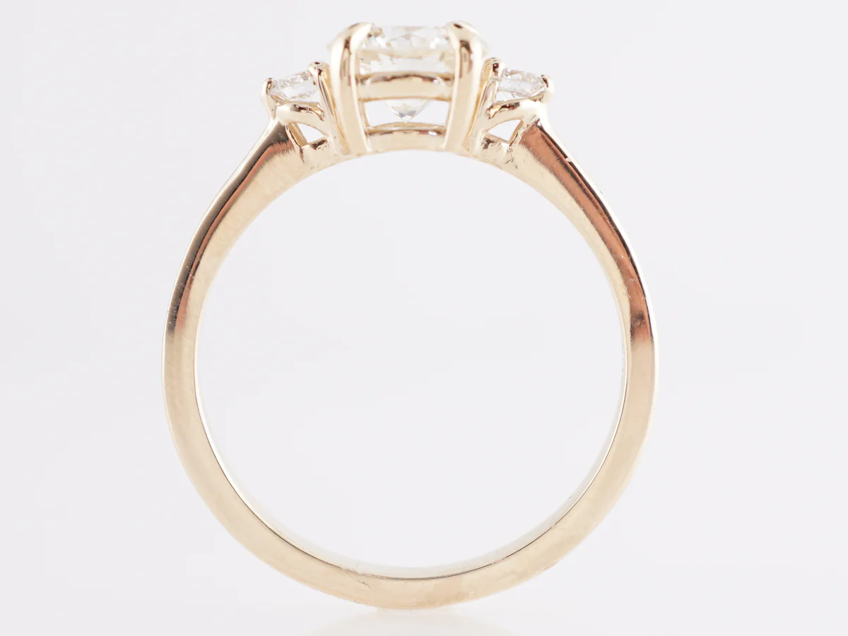 1.03 GIA Diamond Engagement Ring in 14k Yellow Gold - Image 4