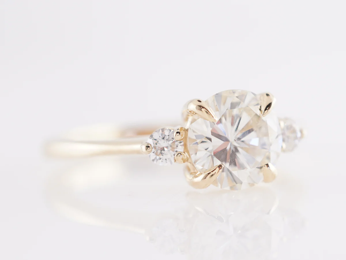 1.03 GIA Diamond Engagement Ring in 14k Yellow Gold - Image 5