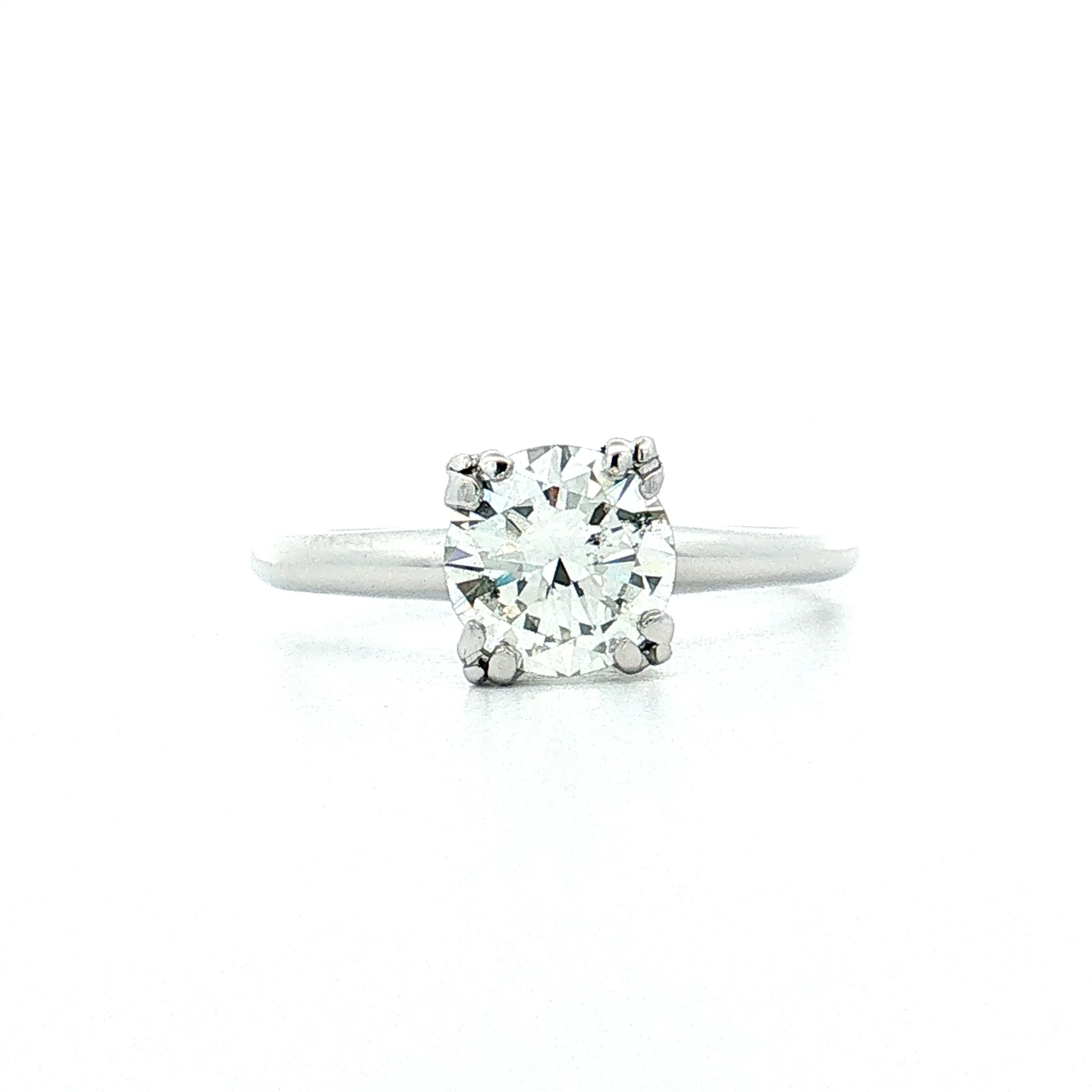 1.06 Transitional Diamond Engagement Ring 14k White Gold