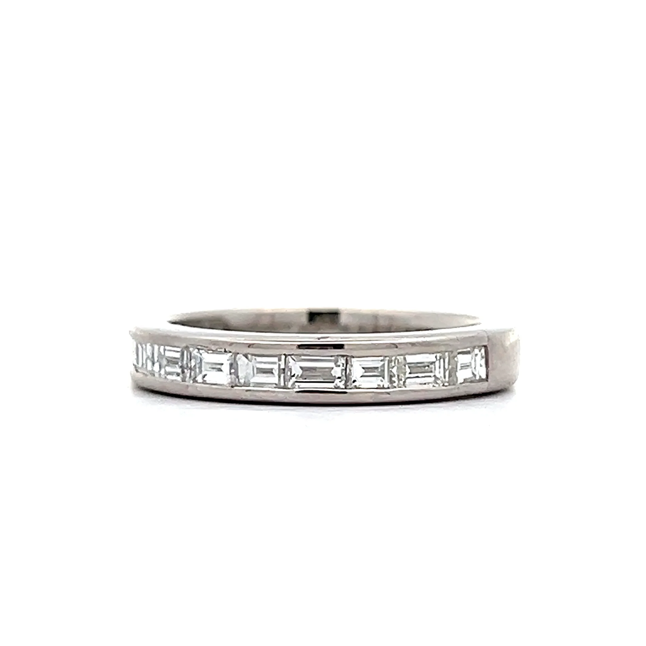 1.07 Baguette Diamond Wedding Band in Platinum - Image 2