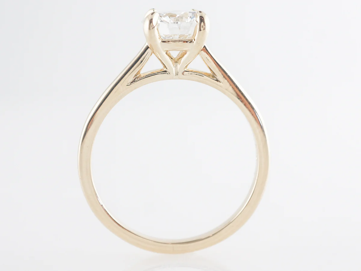 1.08 Carat GIA Certified Solitaire Diamond Engagement Ring - Image 4