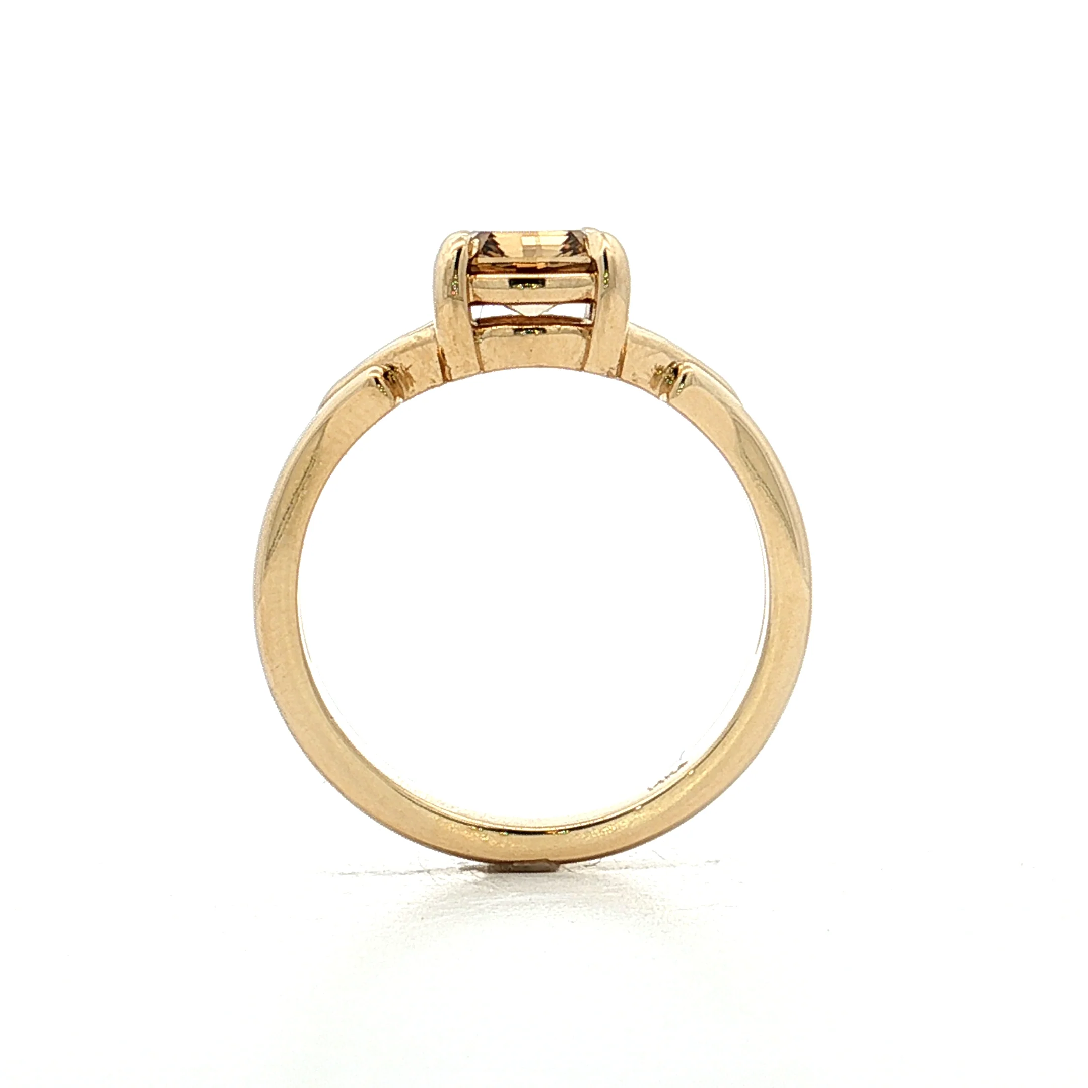 1.10 GIA Step Cushion Diamond Engagement Ring 14k - Image 4