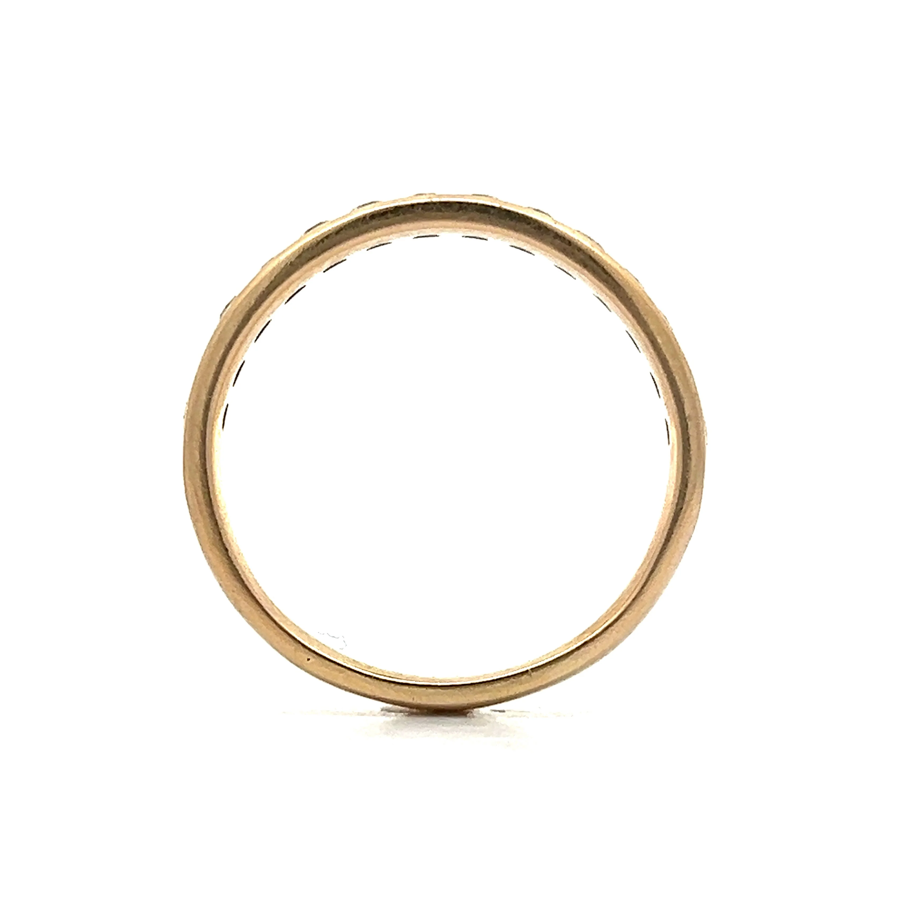 1.12 Men's Diamond Wedding Band in Yellow Gold - Image 4
