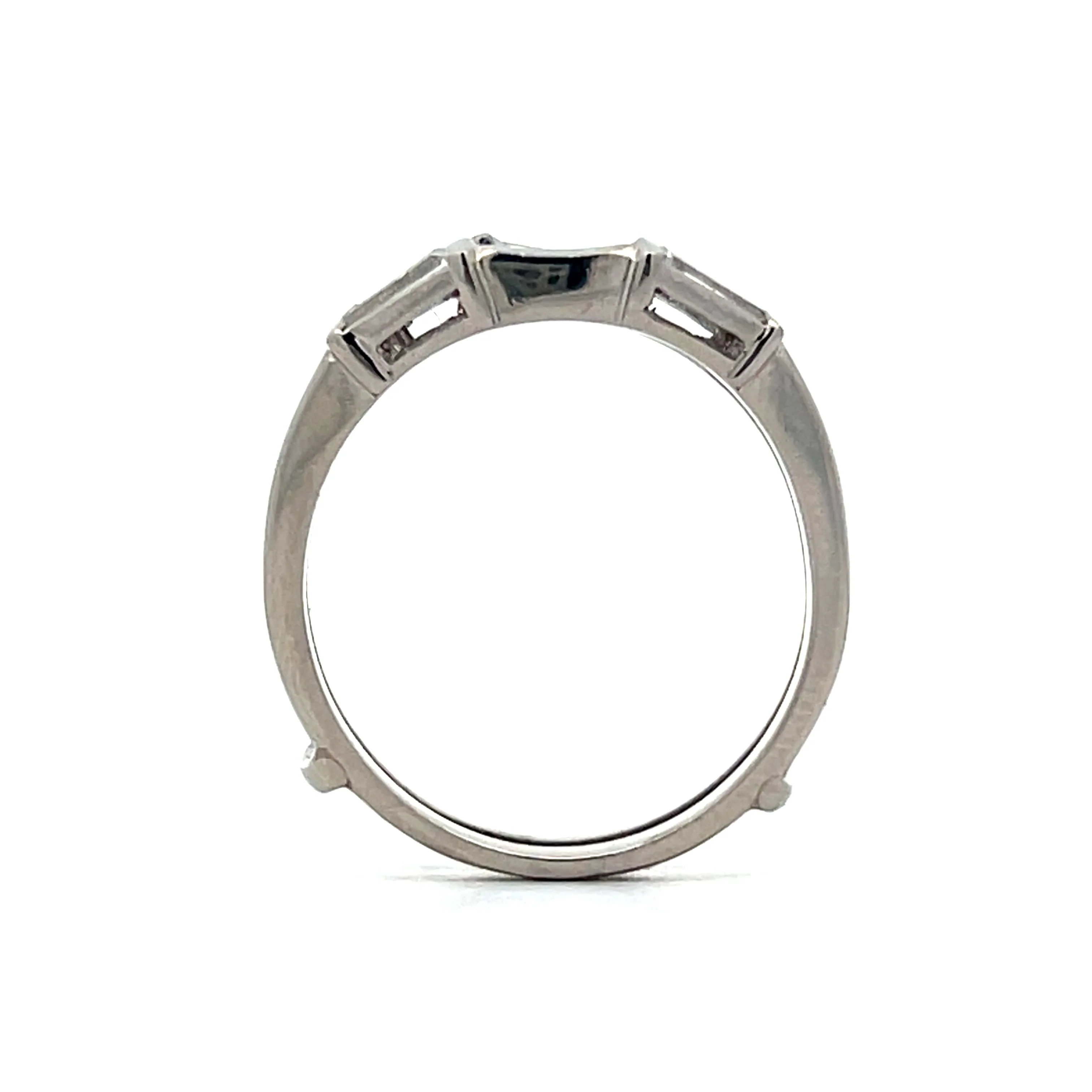 1.12 Oval Green Tourmaline Engagement Ring in Platinum - Image 14