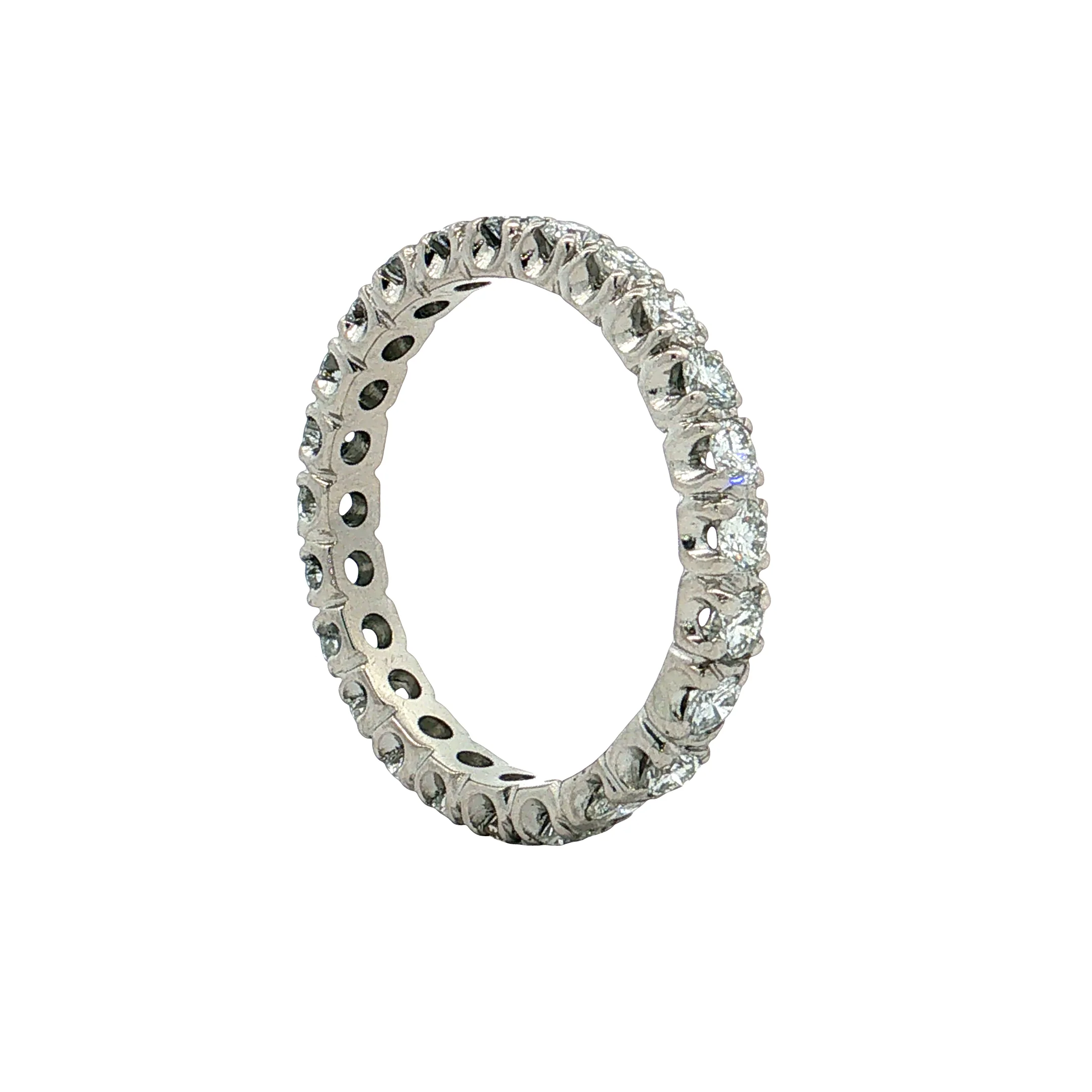 1.20 Diamond Eternity Band 18k White Gold - Image 6