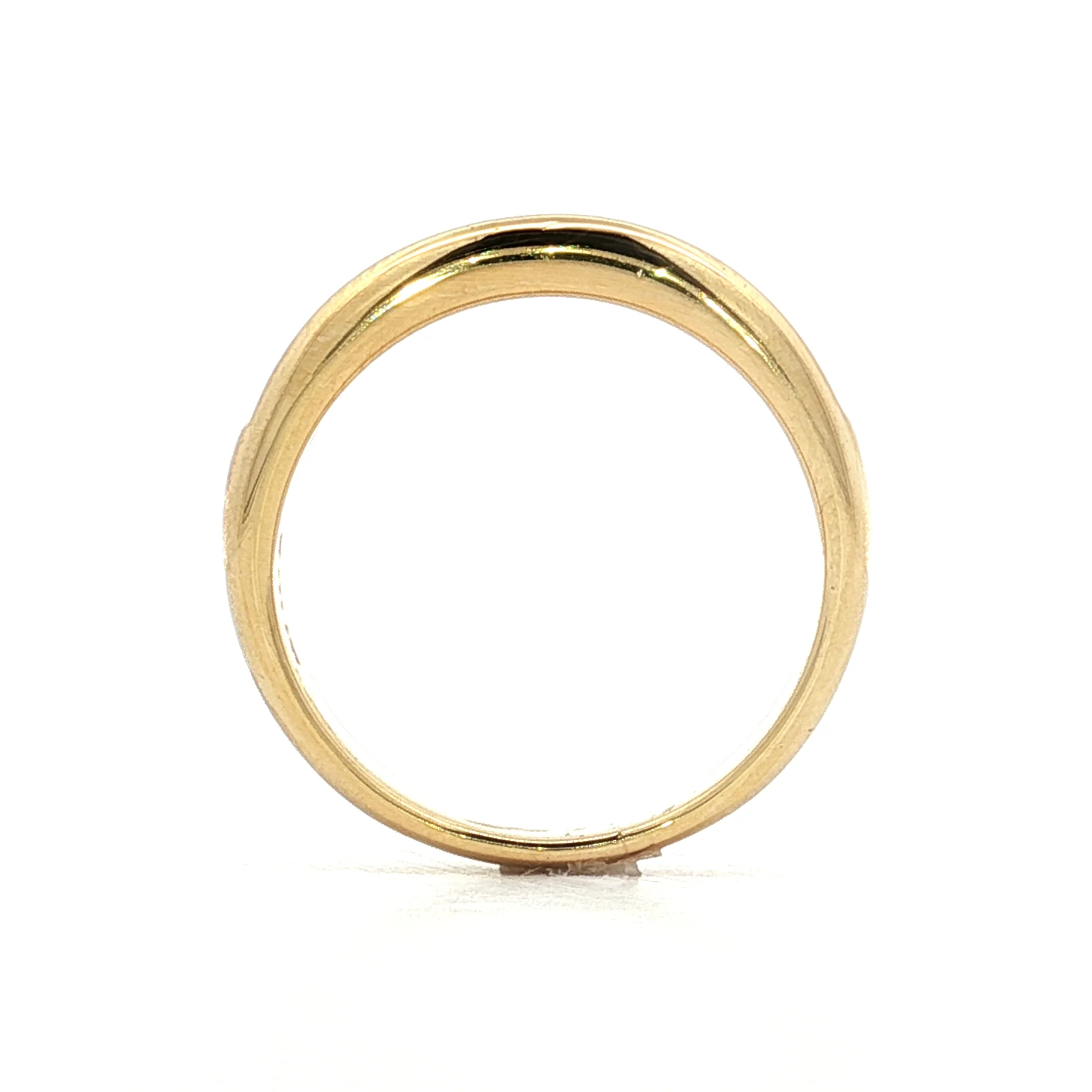 1.20 Princess Cut Diamond Wedding Band in 18k - Image 4