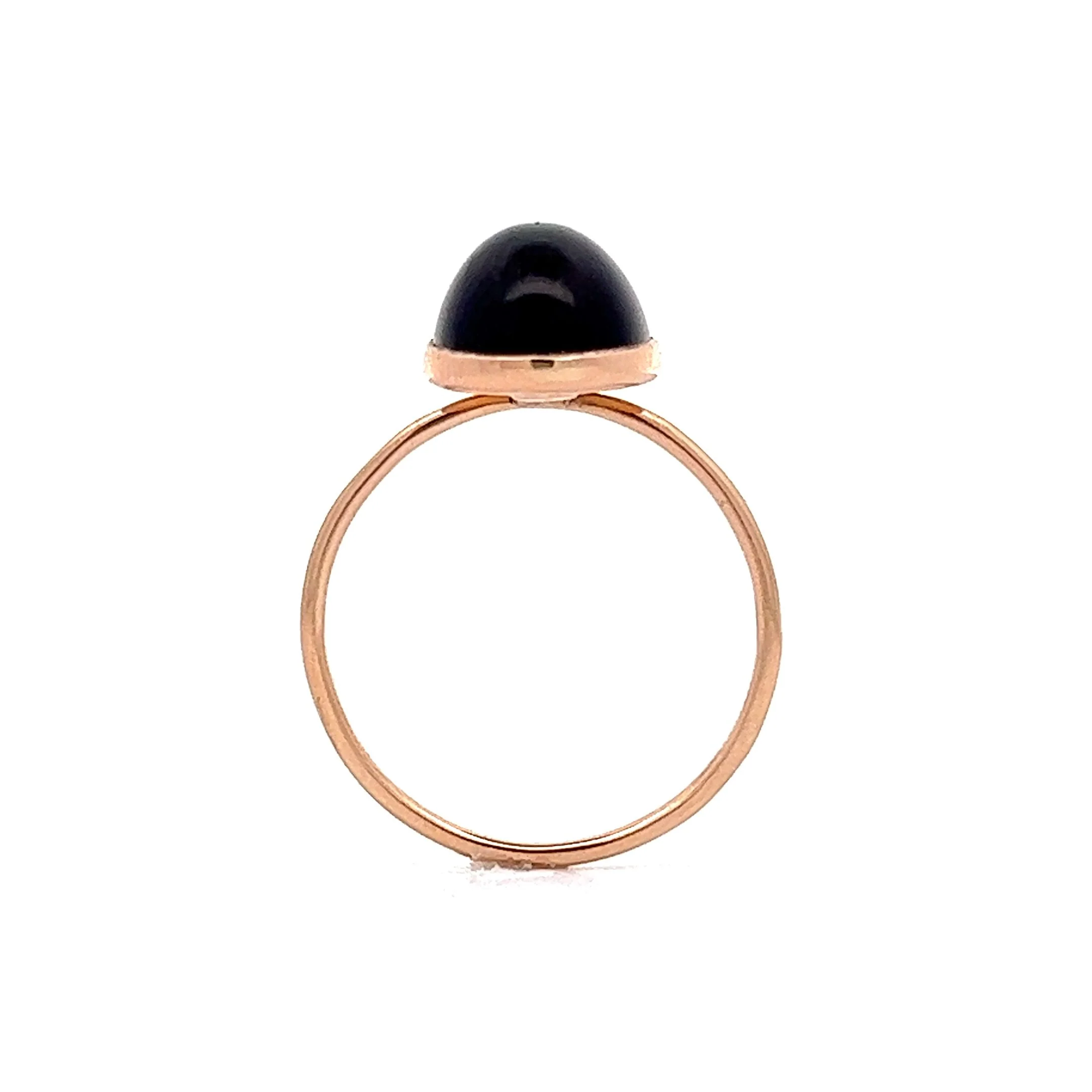 1.24 Amethyst Cocktail Ring in 14K Yellow Gold - Image 4