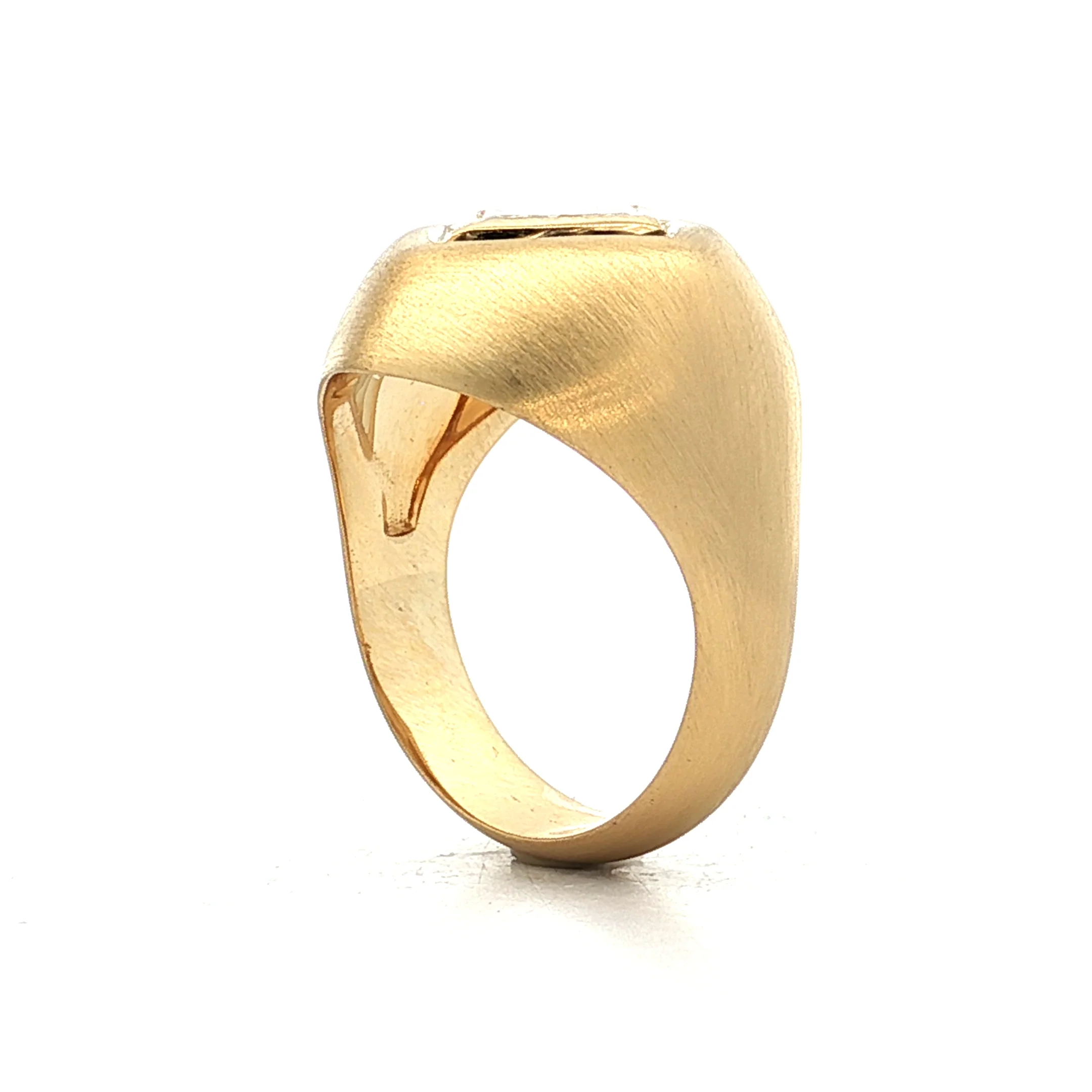 1.25 Princess Diamond Cocktail Ring 18k Yellow Gold - Image 5