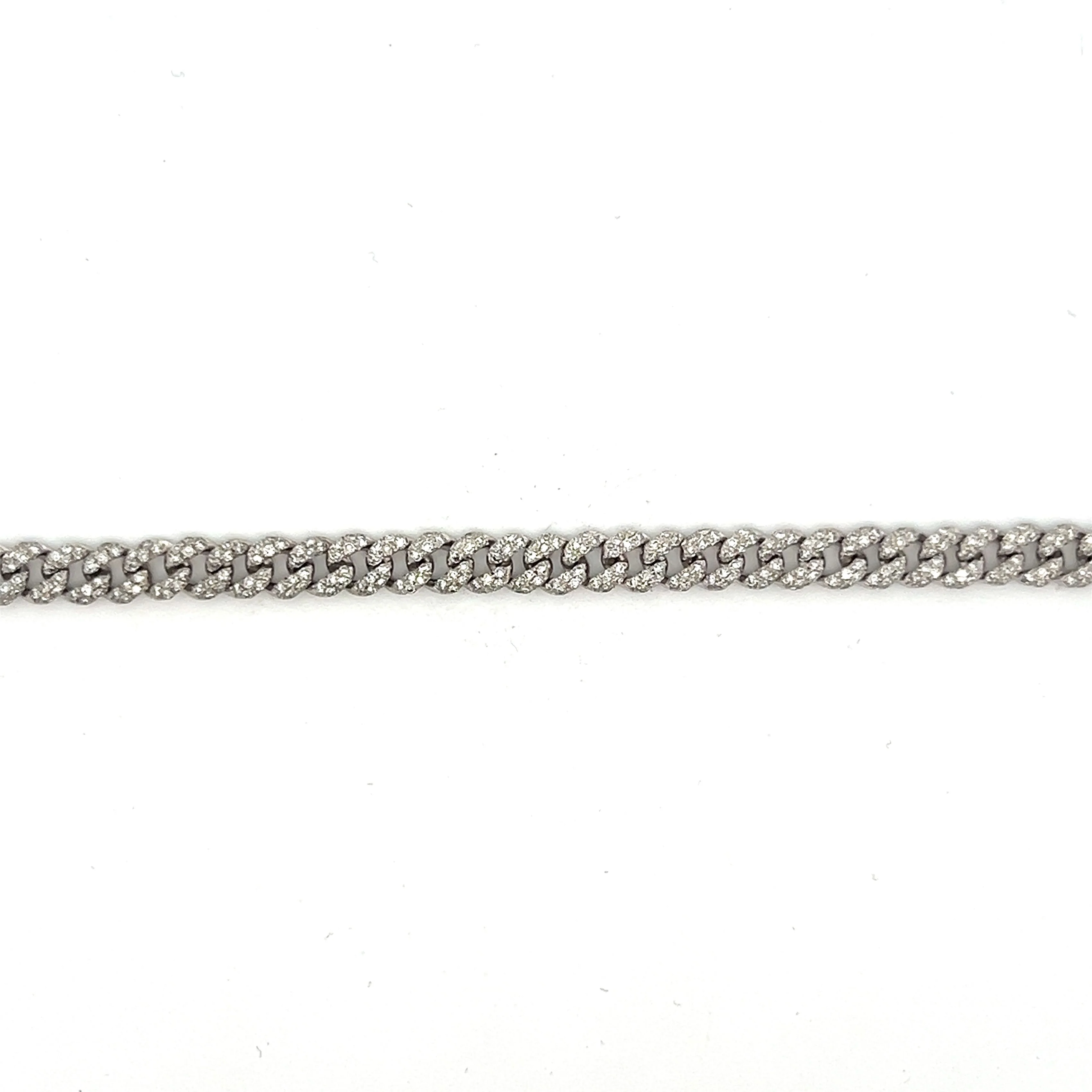 1.27 Diamond White Gold Bracelet in 14k White Gold - Image 5