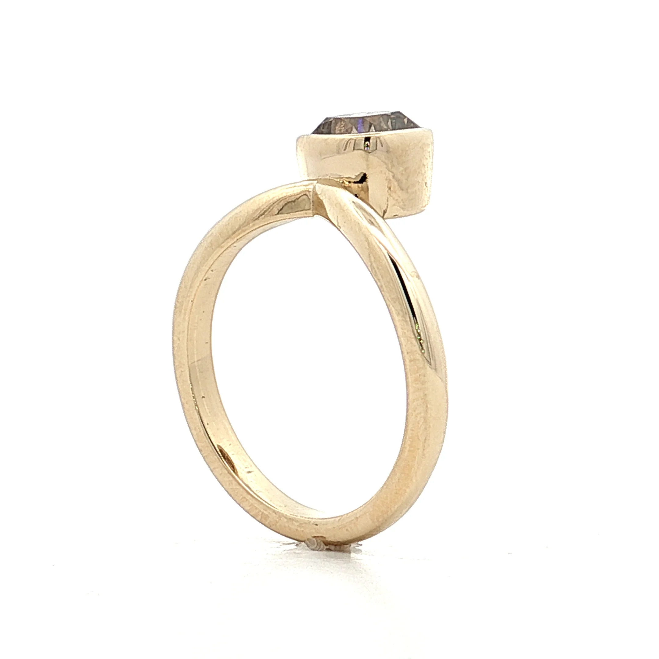 1.29 Cushion Diamond Solitaire Engagement Ring 14k - Image 5