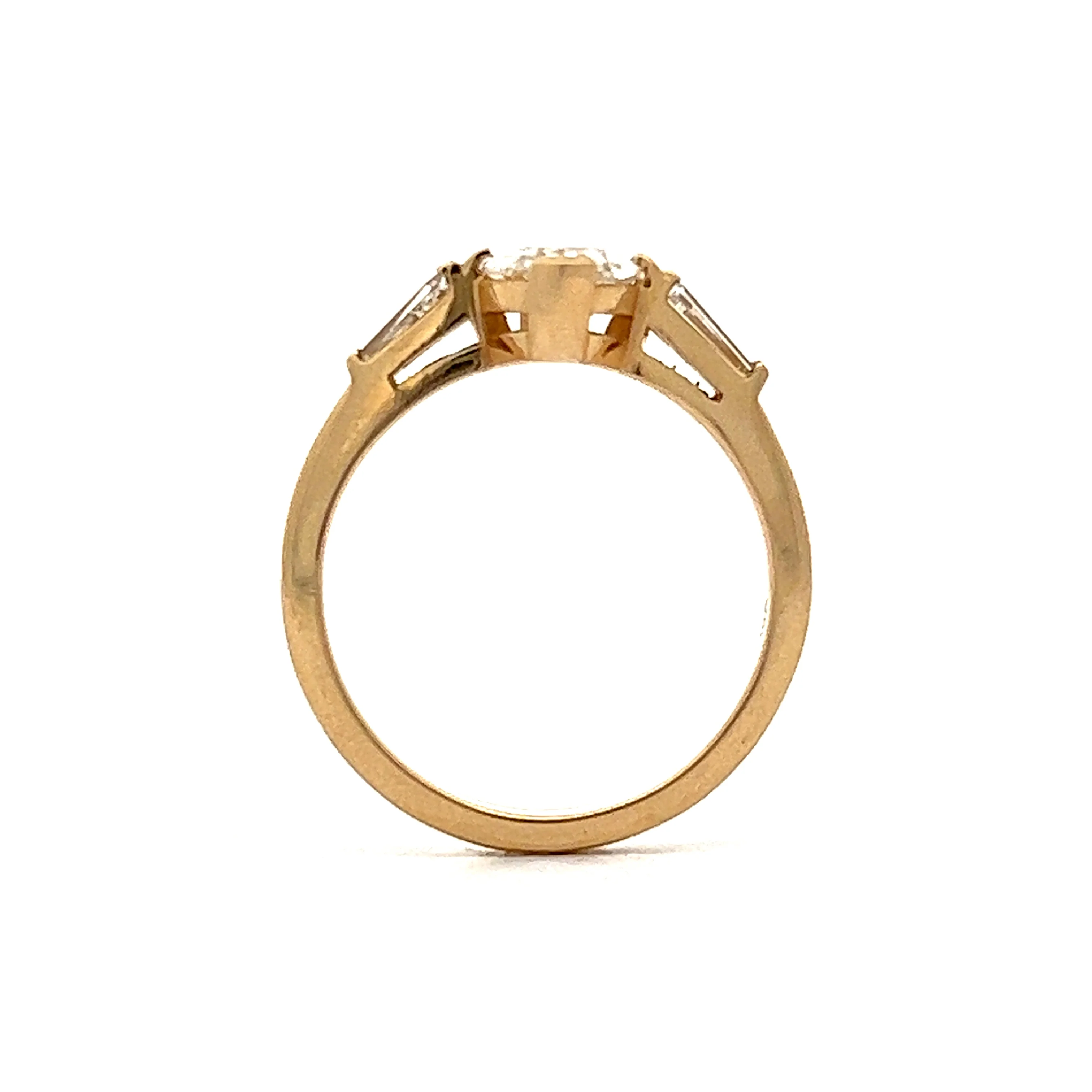 1.33 Marquise Cut Diamond Engagement Ring in 14k - Image 4