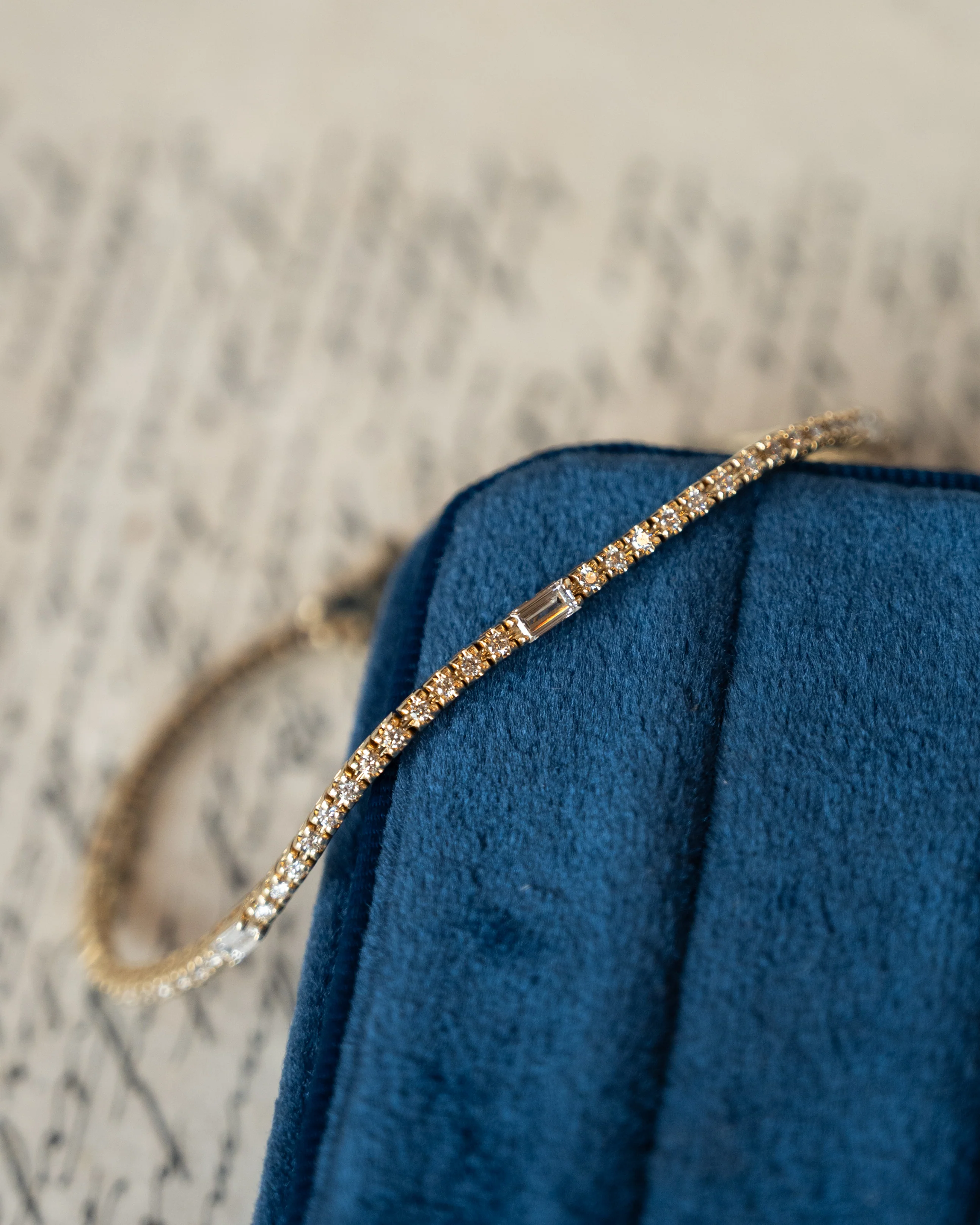 1.44 Diamond Tennis Bracelet 14k Yellow Gold - Image 5