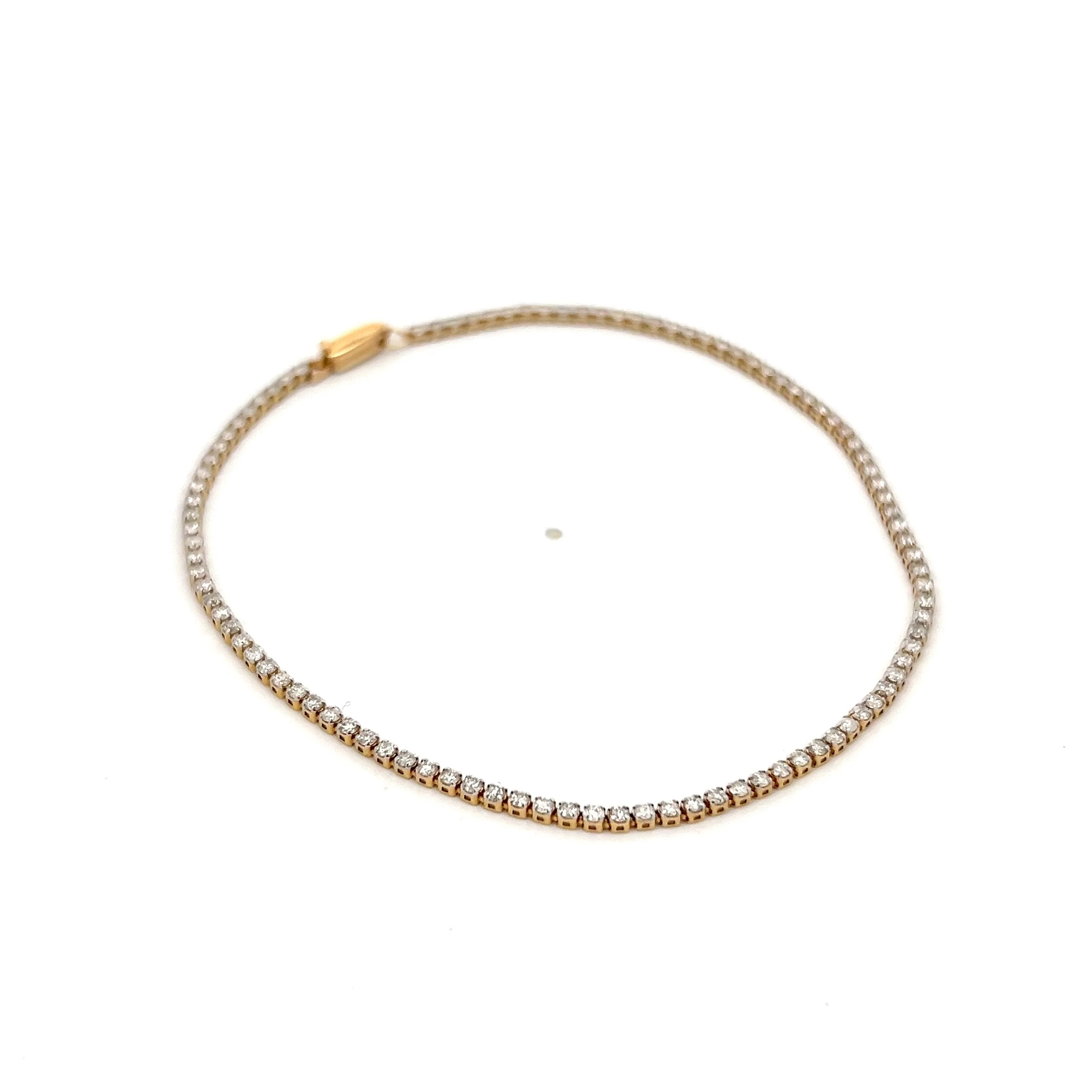 1.50 Brilliant Diamond Tennis Bracelet in 14k - Image 3