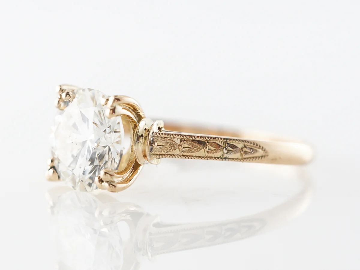 1.50 Carat Diamond Solitaire Engagement Ring in 18k - Image 2