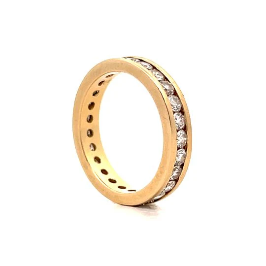 1.50 Channel Set Diamond Eternity Band in 14k - Image 5