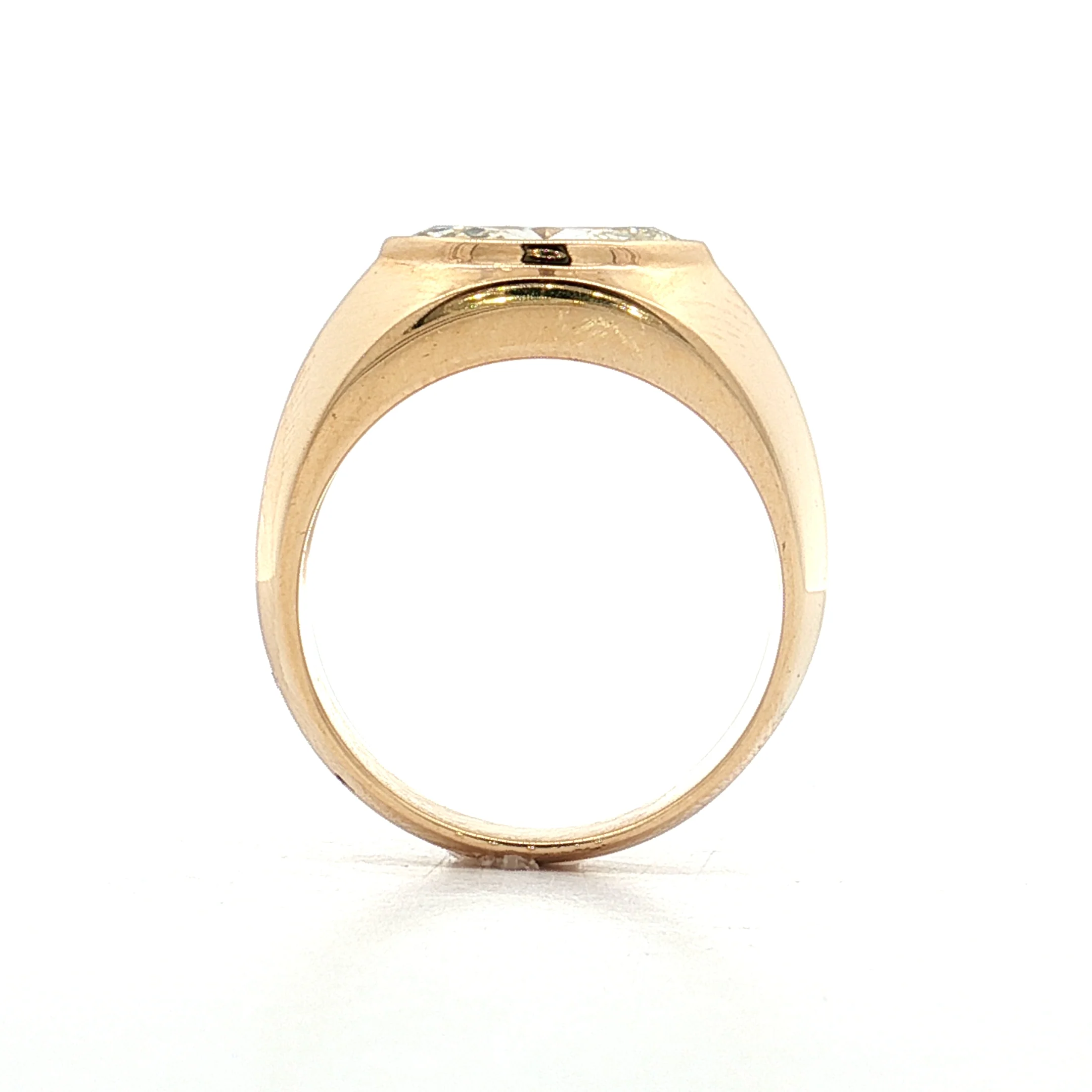1.50 Marquise Diamond Solitaire Ring 18k Yellow Gold - Image 4