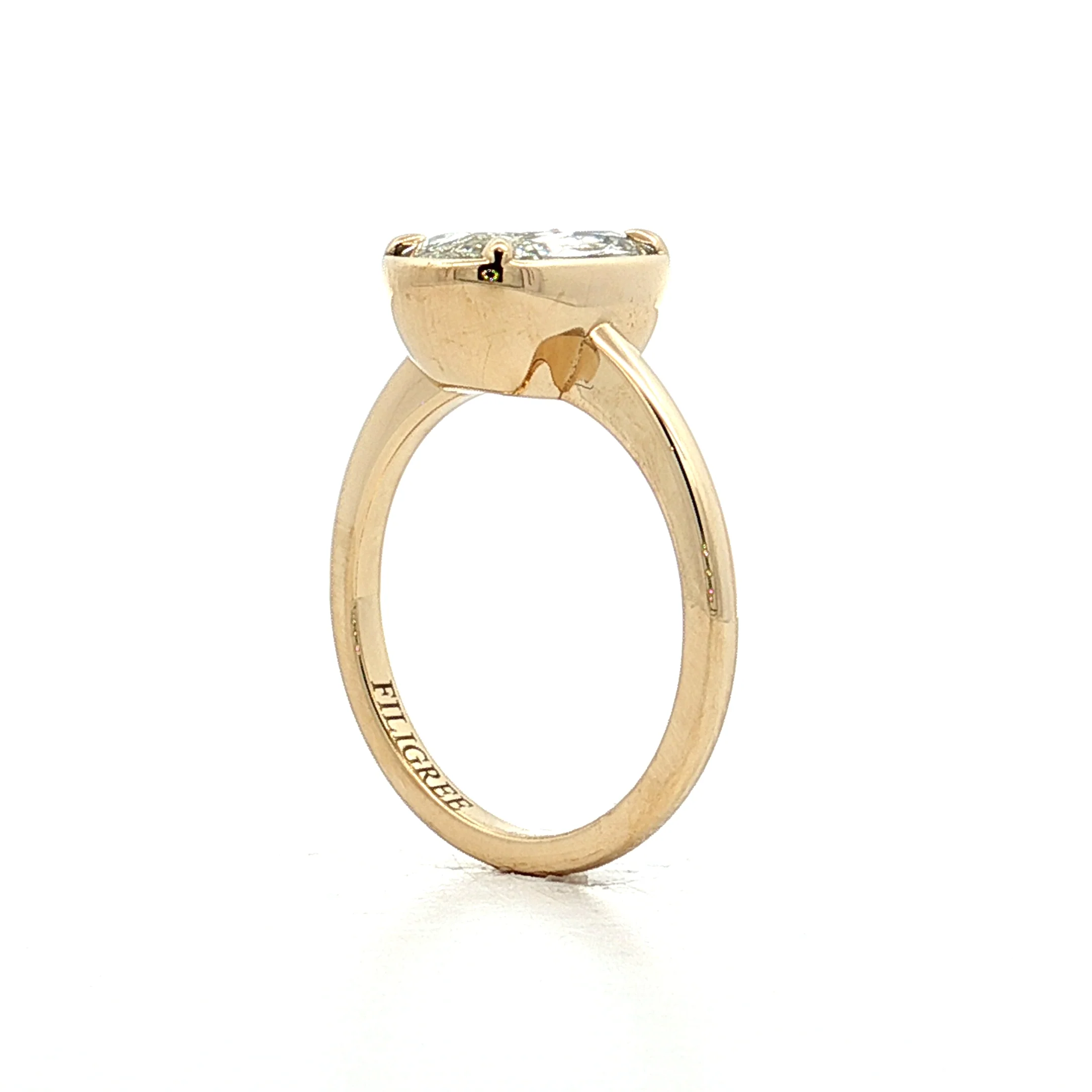 1.51 Filigree x Eleanor Leftwich Diamond Ring in 14k - Image 5