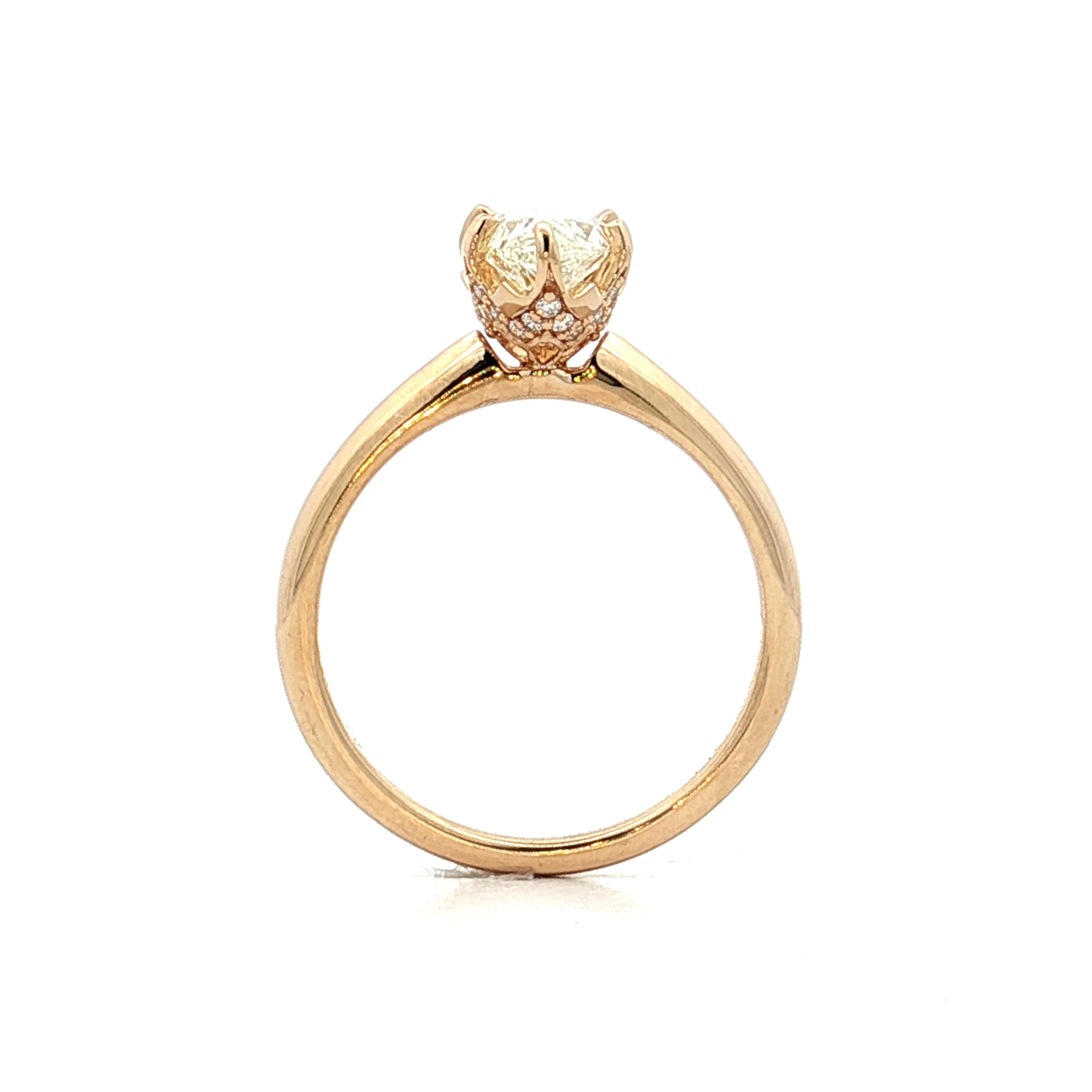 1.51 Marquise Diamond Solitaire Engagement Ring 14k - Image 4