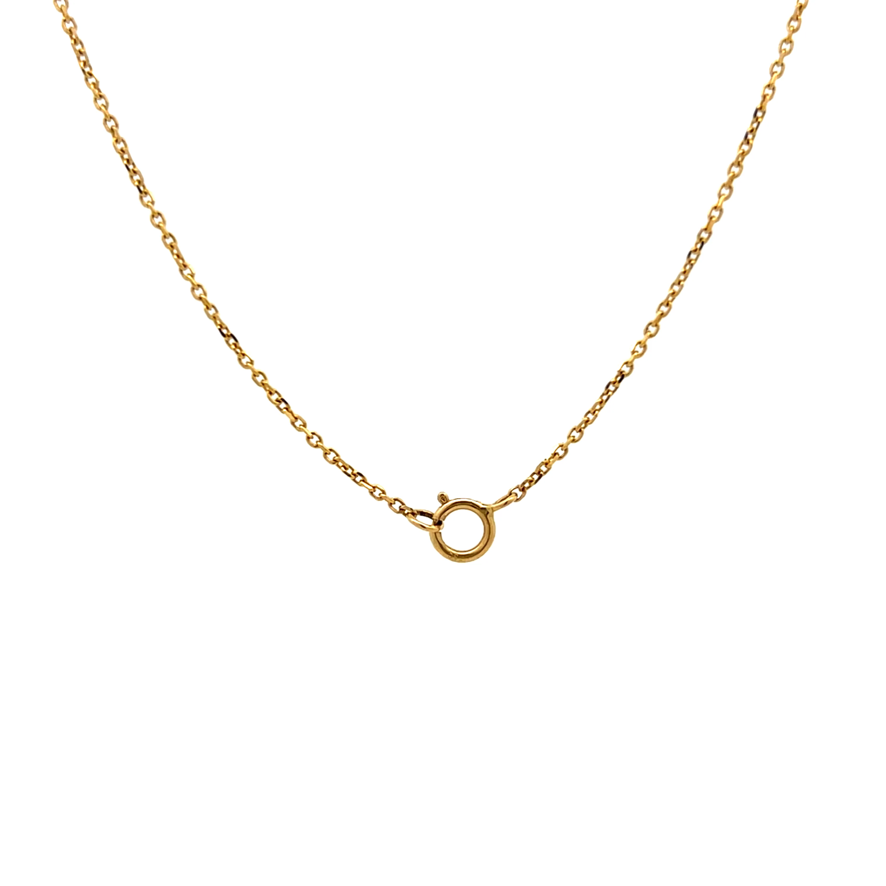 1.51 Pear Cut Diamond Necklace in 18k Yellow Gold - Image 4