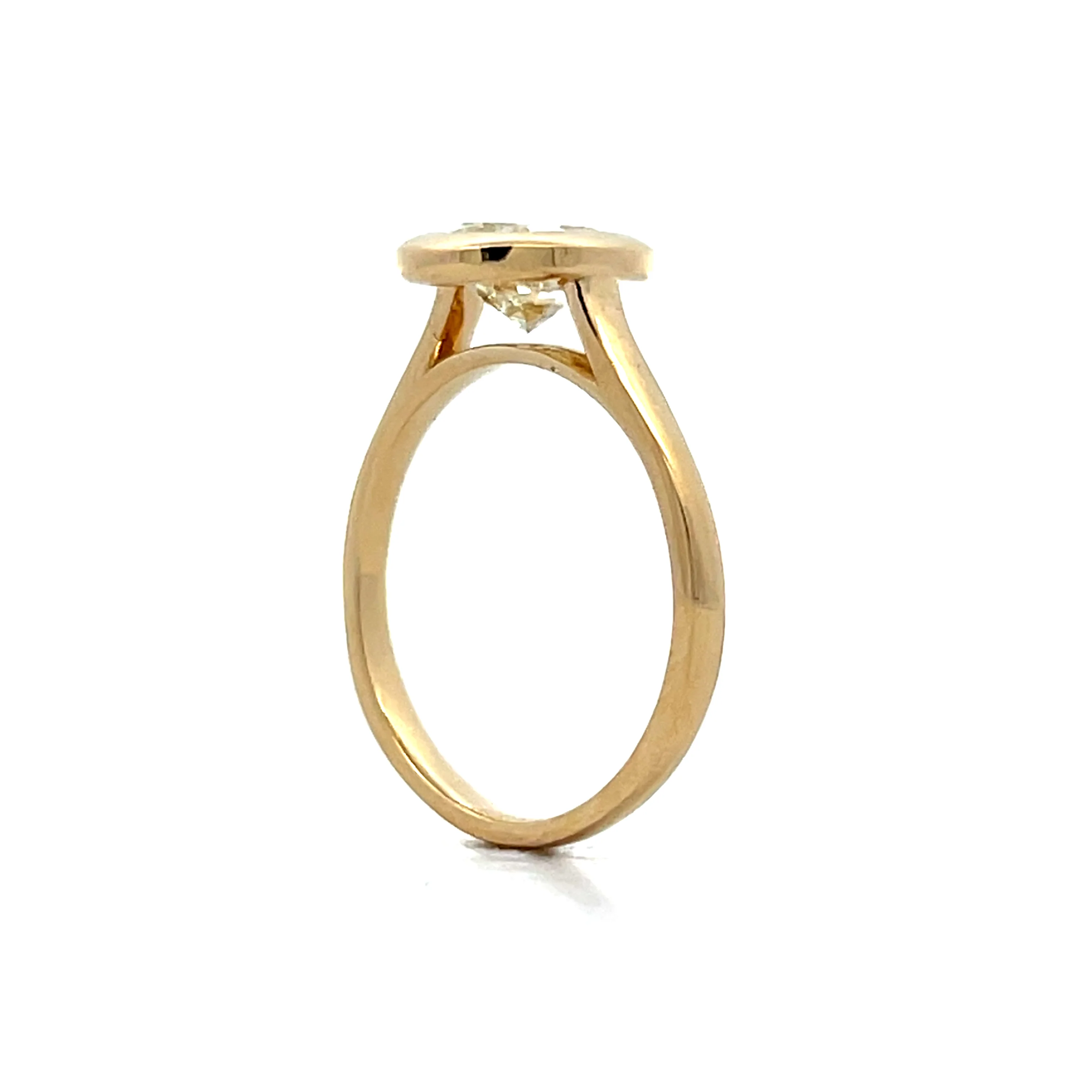 1.51 Solitaire Oval Diamond Engagement Ring in 14k - Image 5
