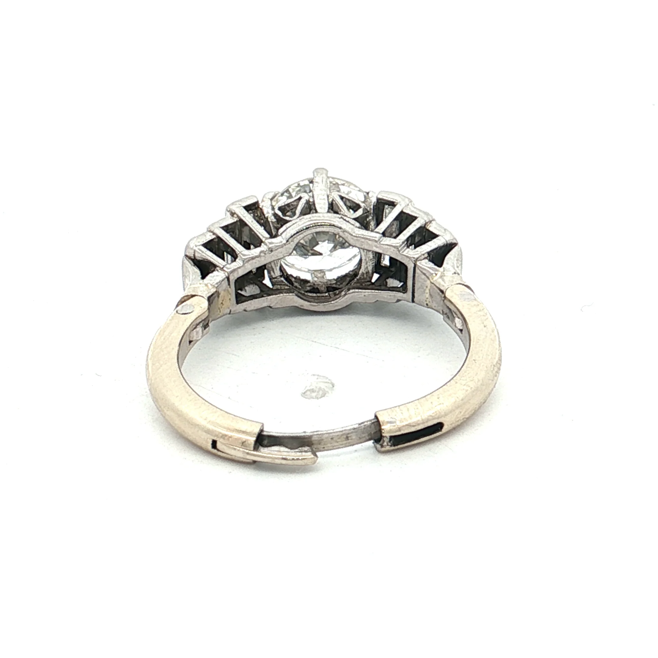 1.52 GIA Old European Diamond Engagement Ring 14k - Image 4