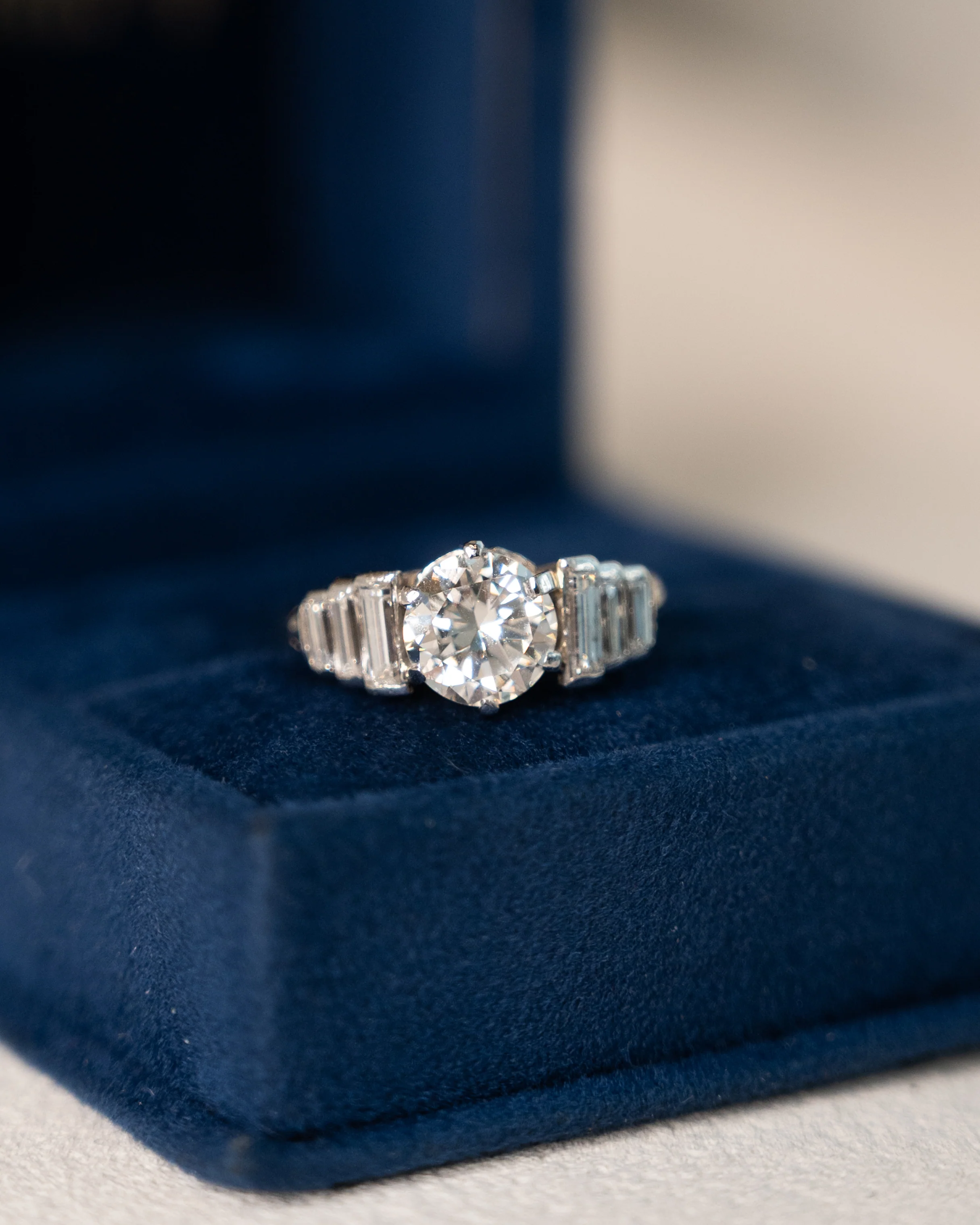 1.52 GIA Old European Diamond Engagement Ring 14k - Image 7