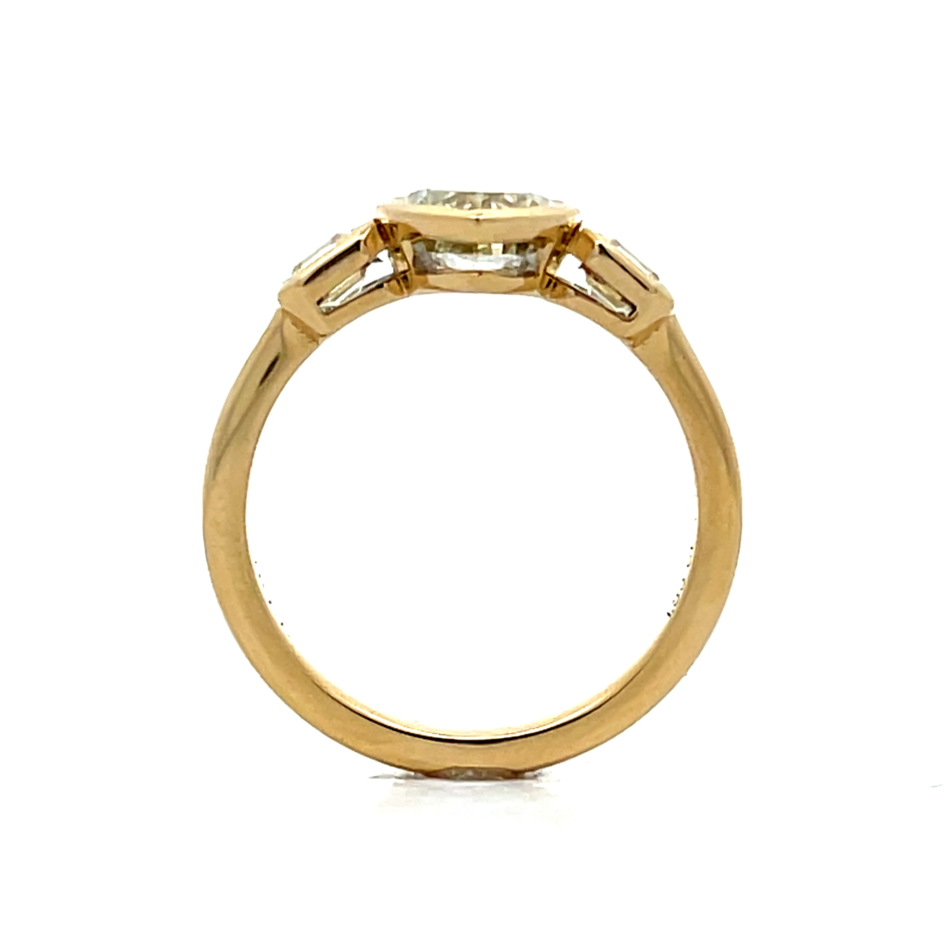 1.53 Marquis Cut Diamond Engagement Ring in 14k - Image 4